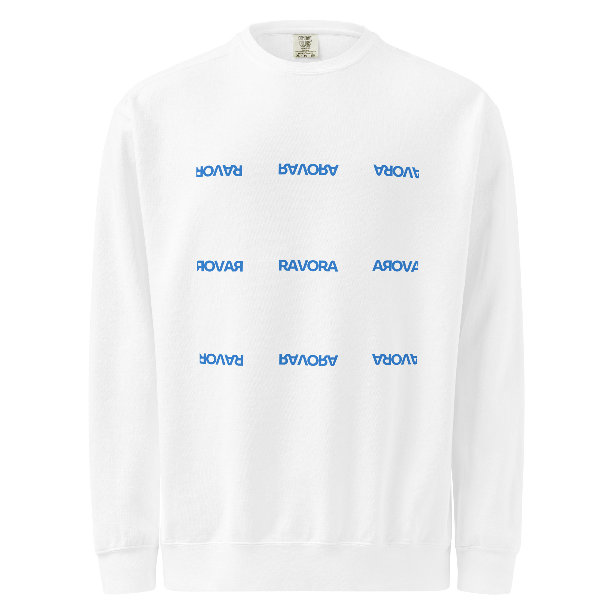 Garment-dyed sweatshirt
