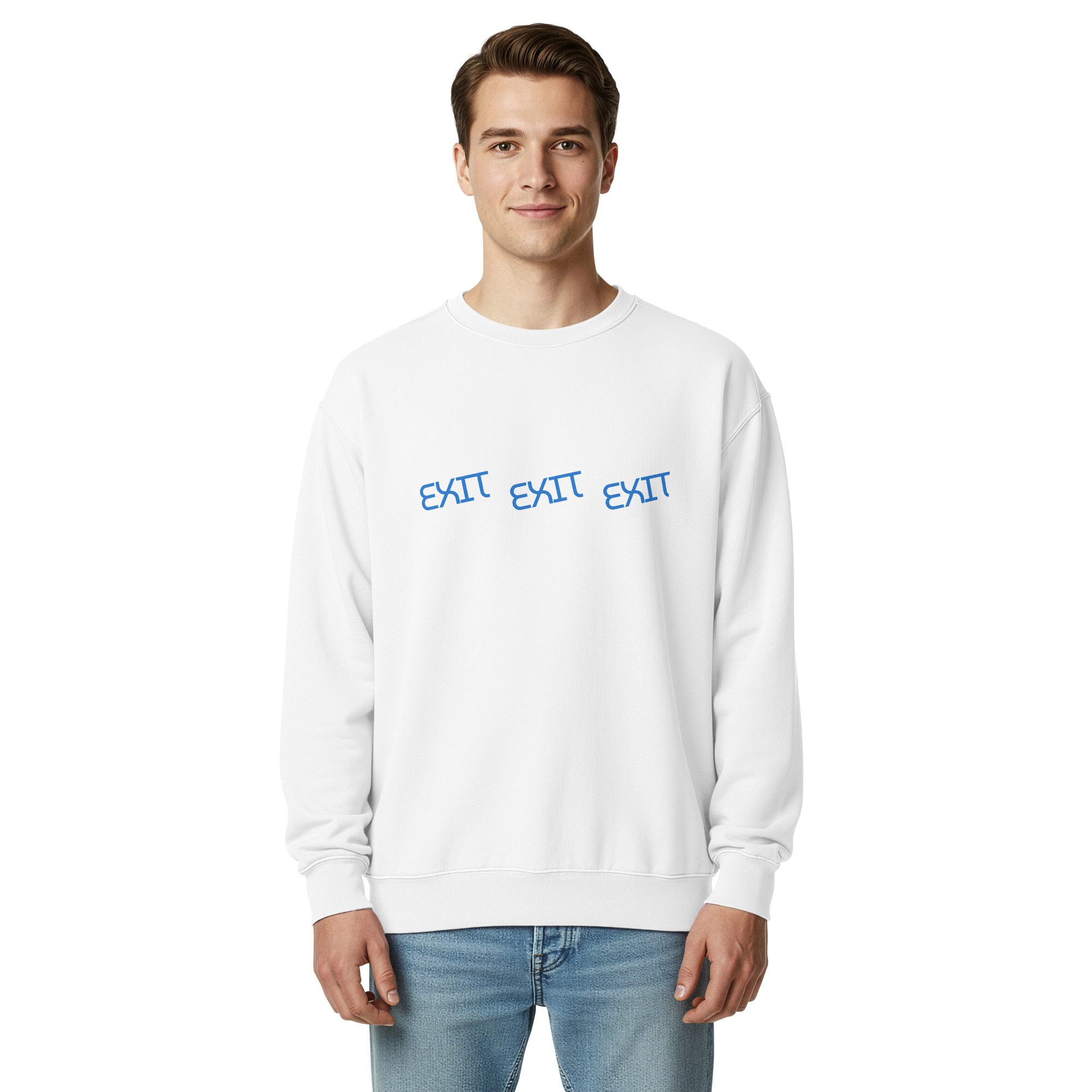 Men's Exit garment-dyed sweatshirt