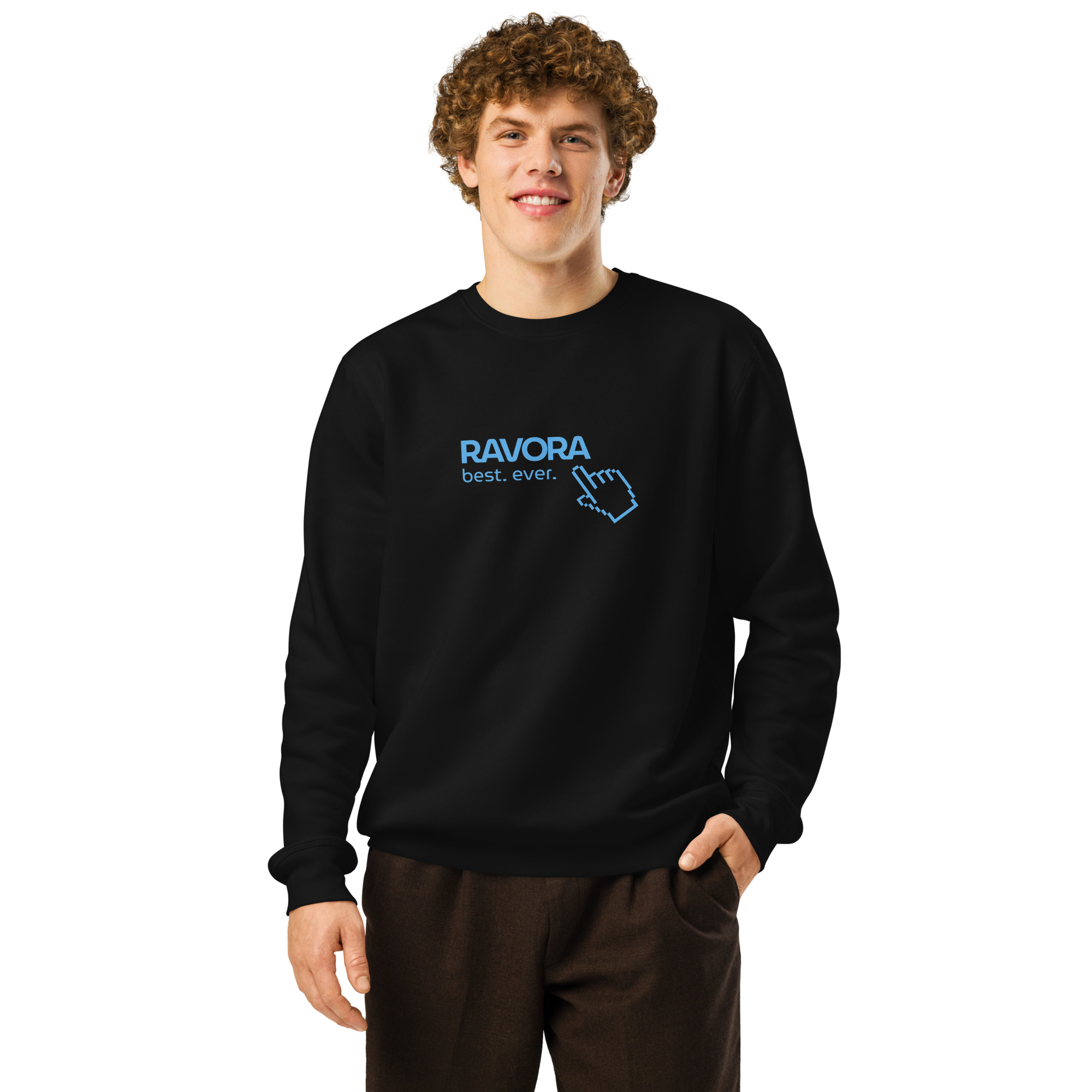 Men’s mid-weight organic sweatshirt