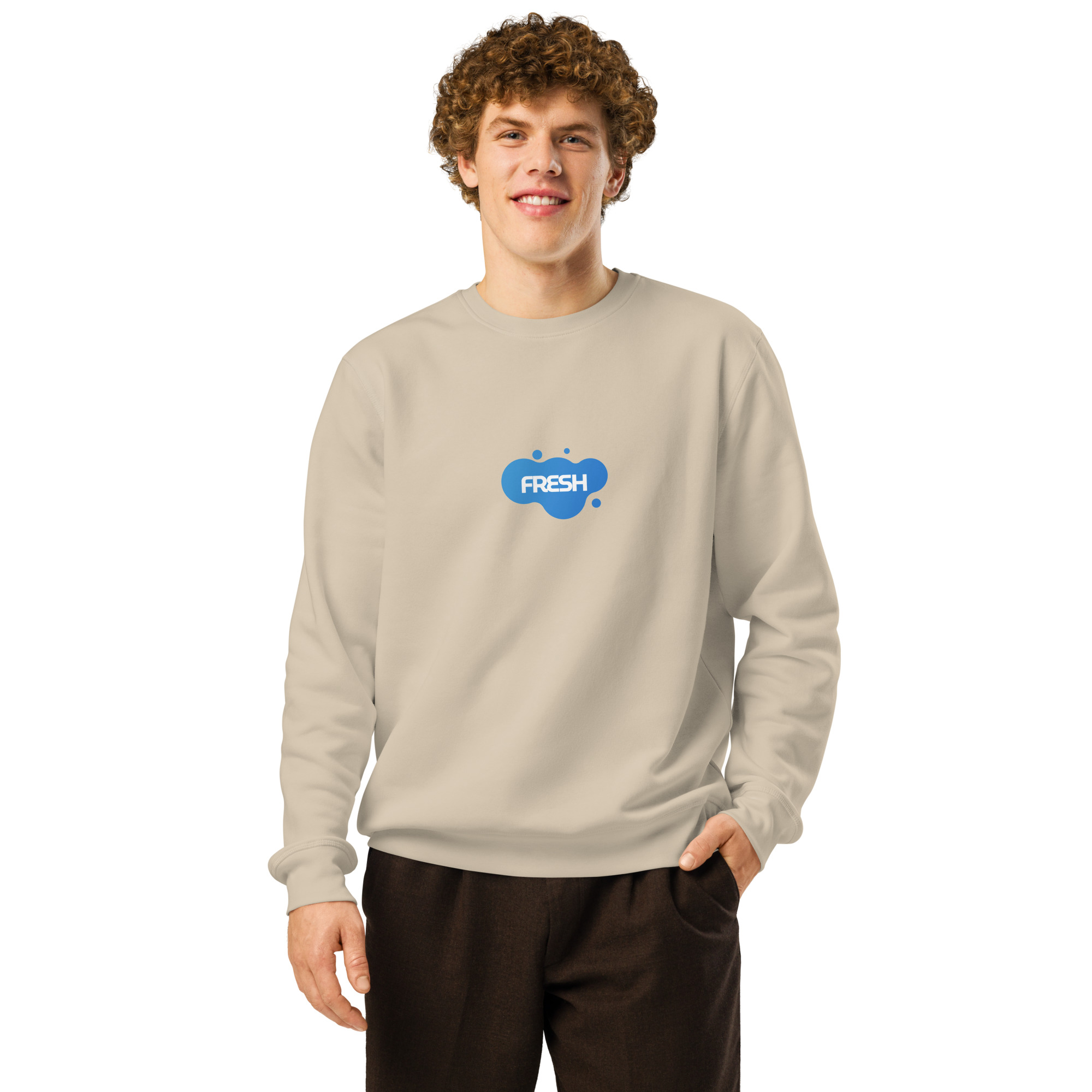 Organic Midweight Fresh Crewneck