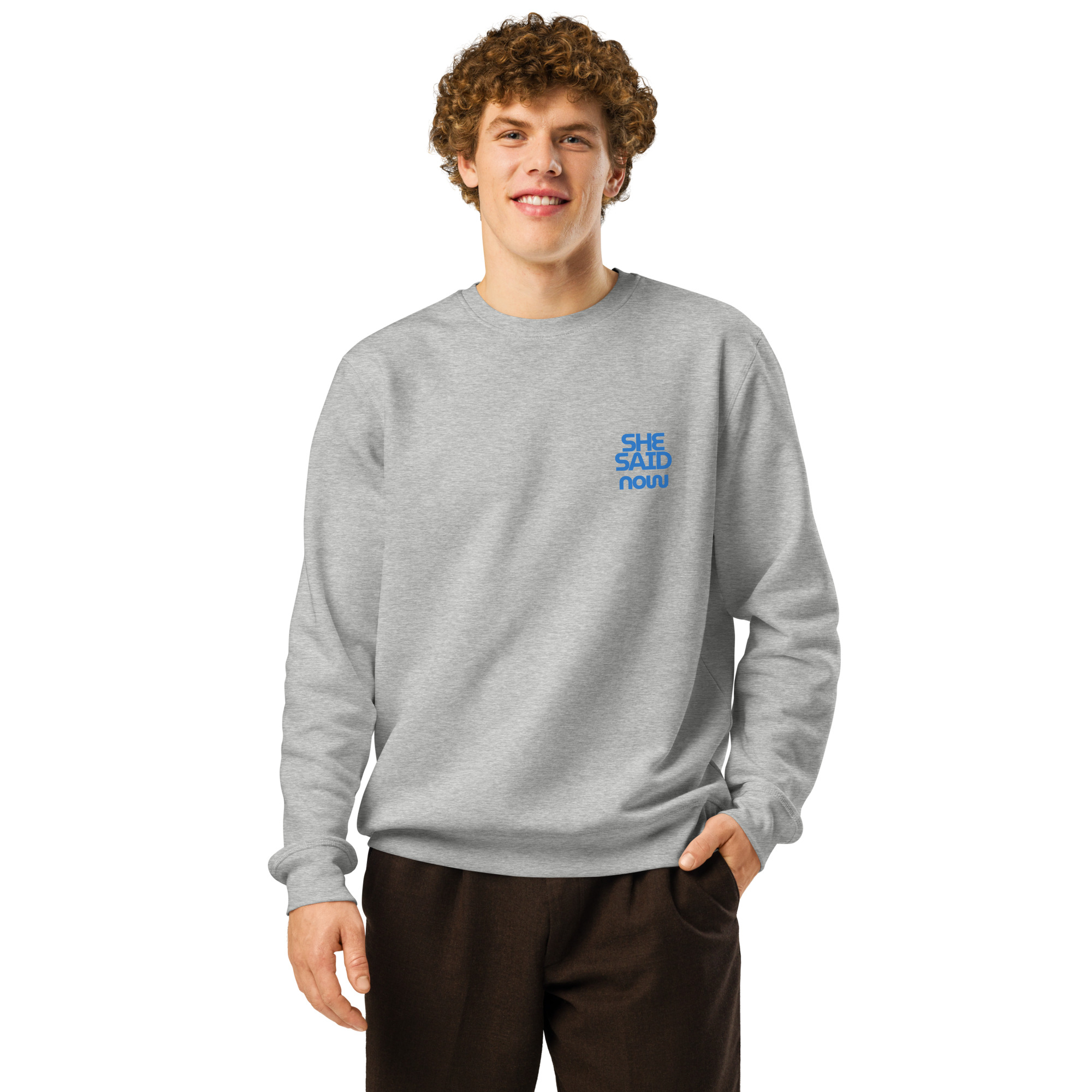Organic Midweight Phrase Crewneck