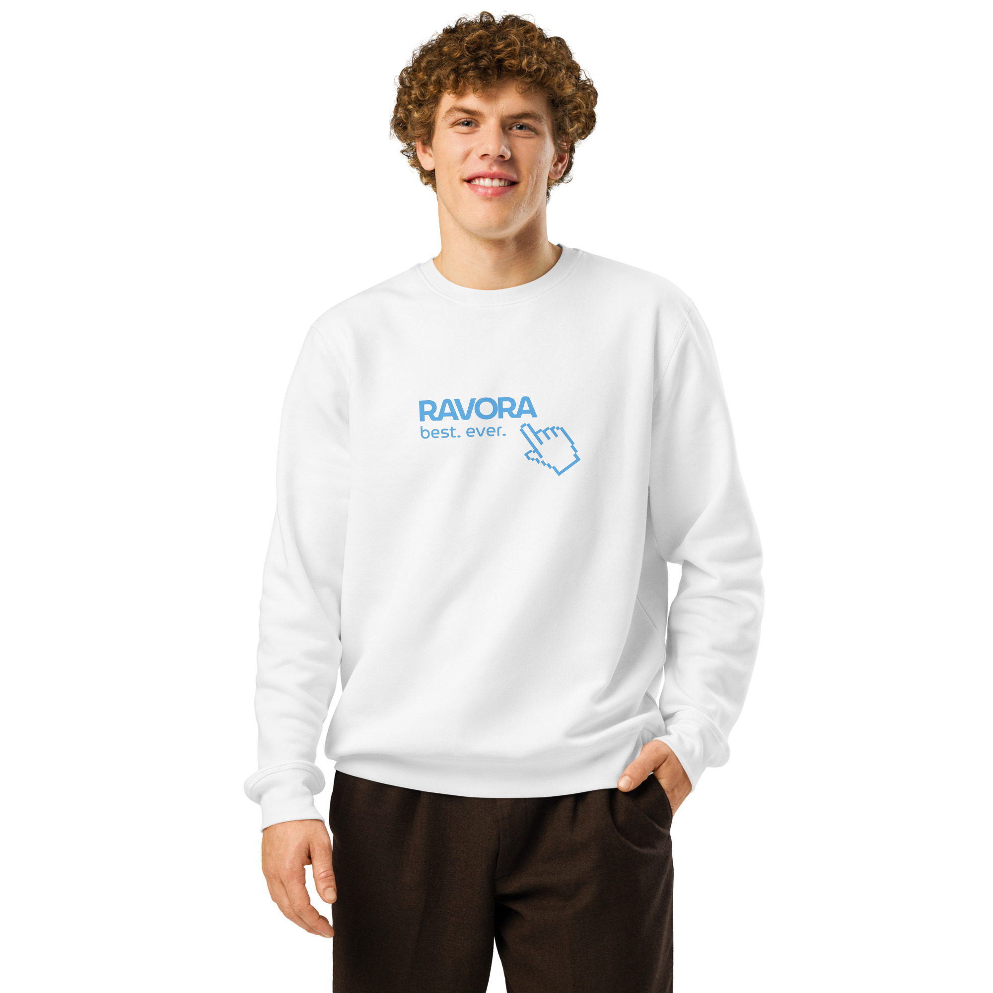 Men’s mid-weight organic sweatshirt