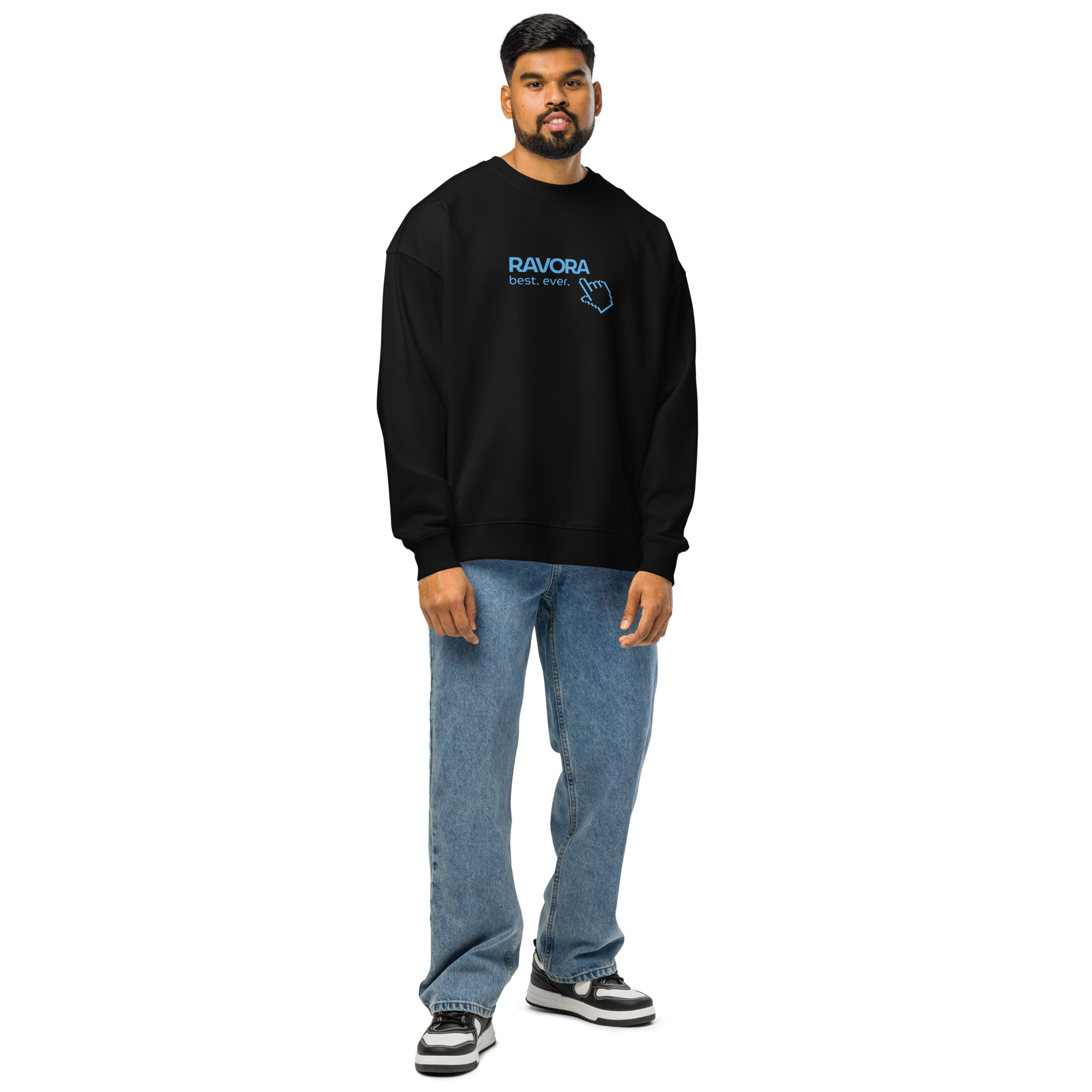 Men’s oversized organic sweatshirt