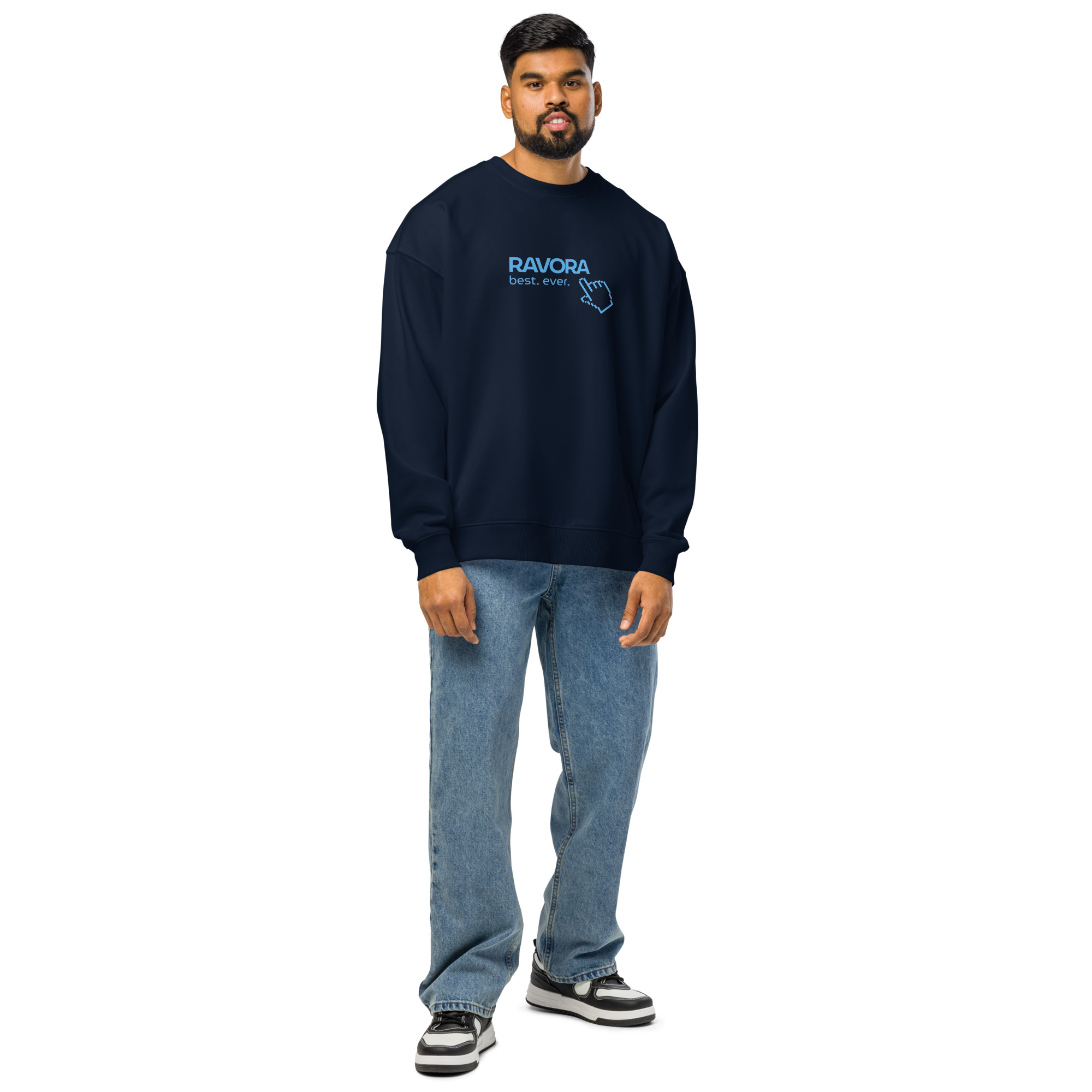 Men’s oversized organic sweatshirt