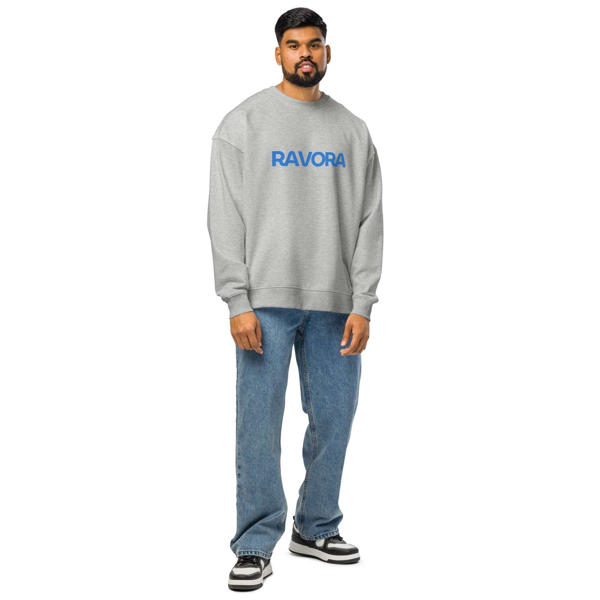 Male eco-relaxed pullover