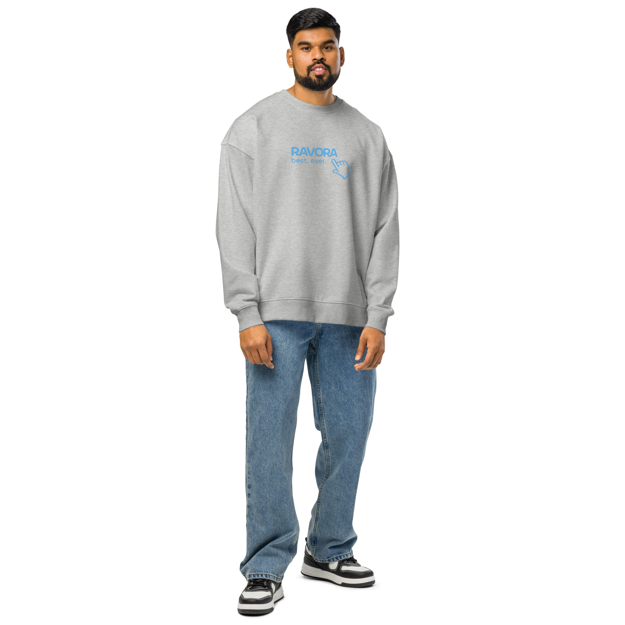 Men’s oversized organic sweatshirt