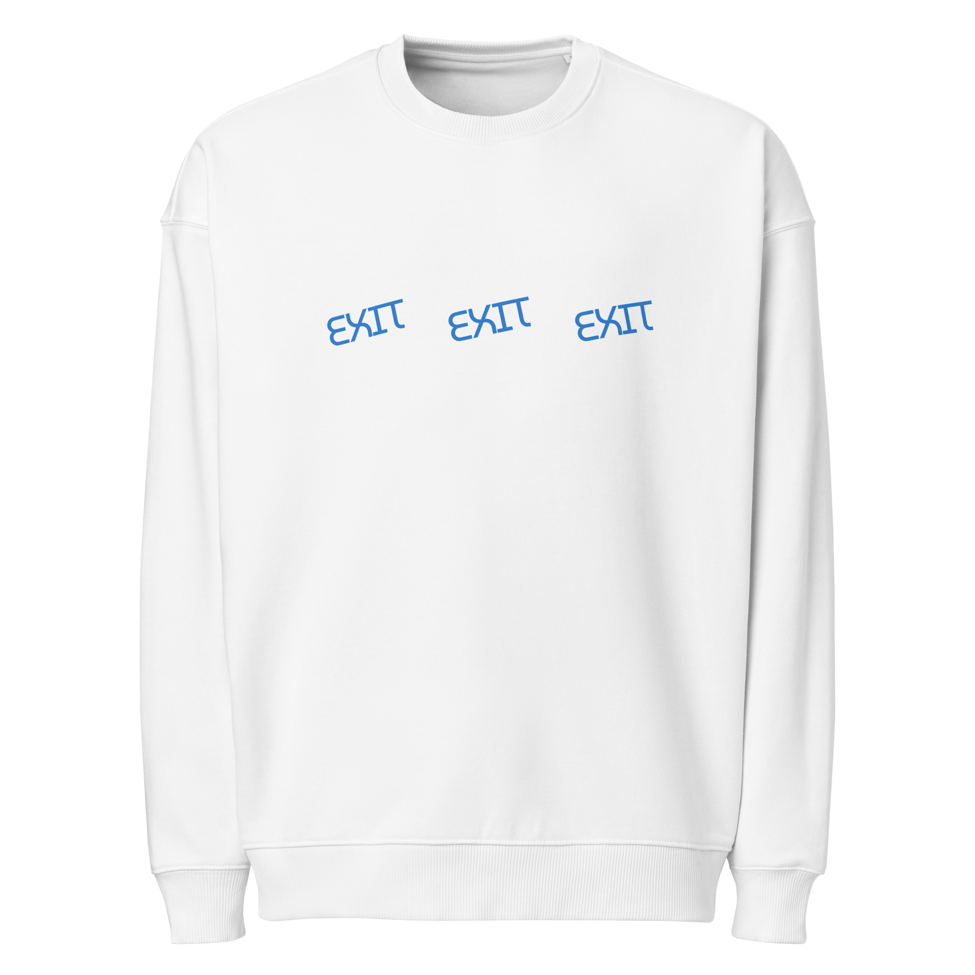 Men's Exit organic oversized sweatshirt