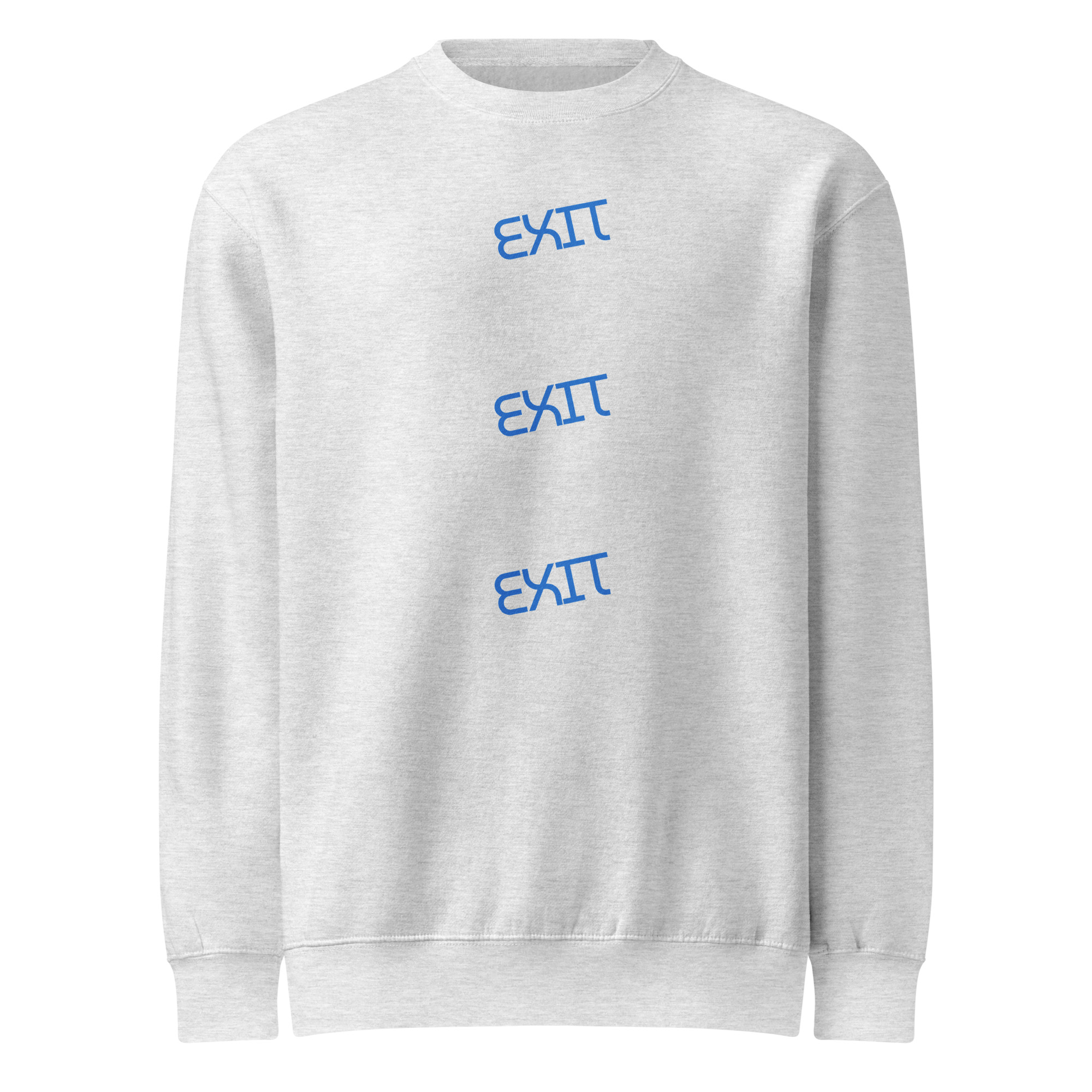 Men's Exit premium crew neck sweatshirt