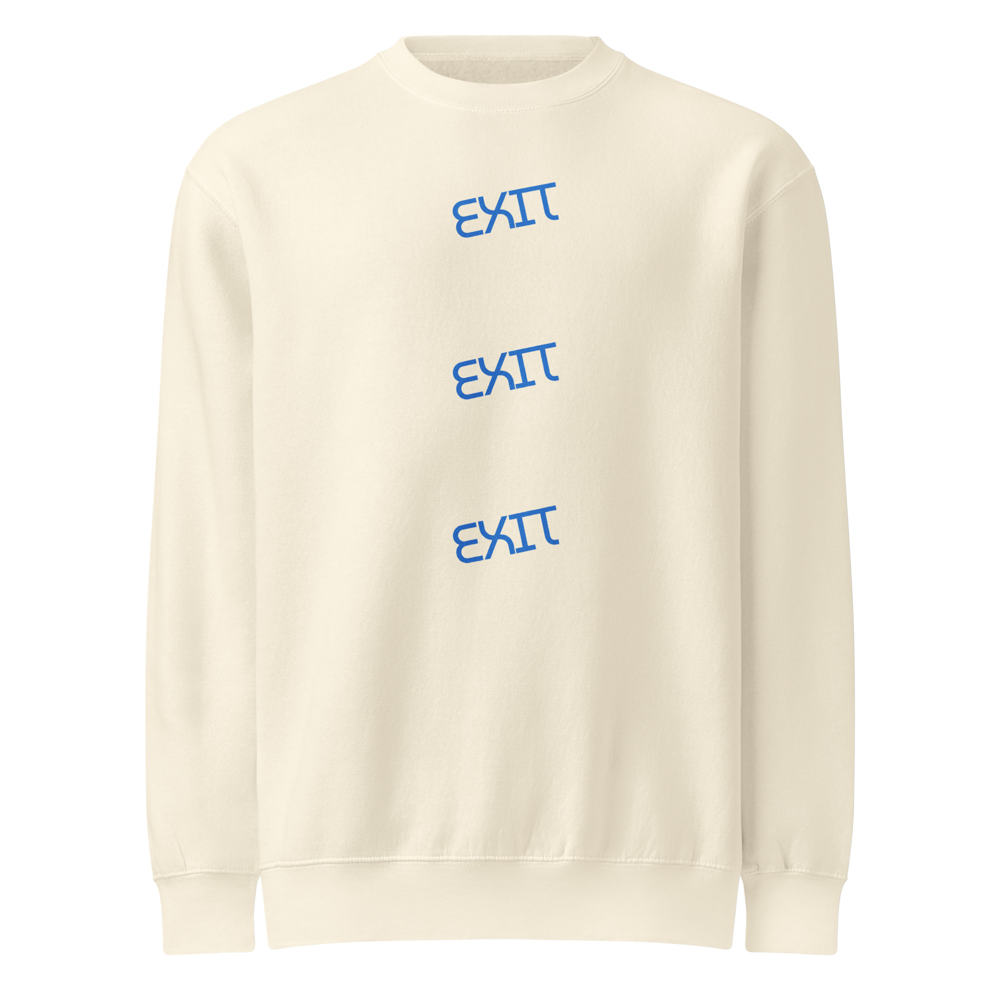 Men's Exit premium crew neck sweatshirt