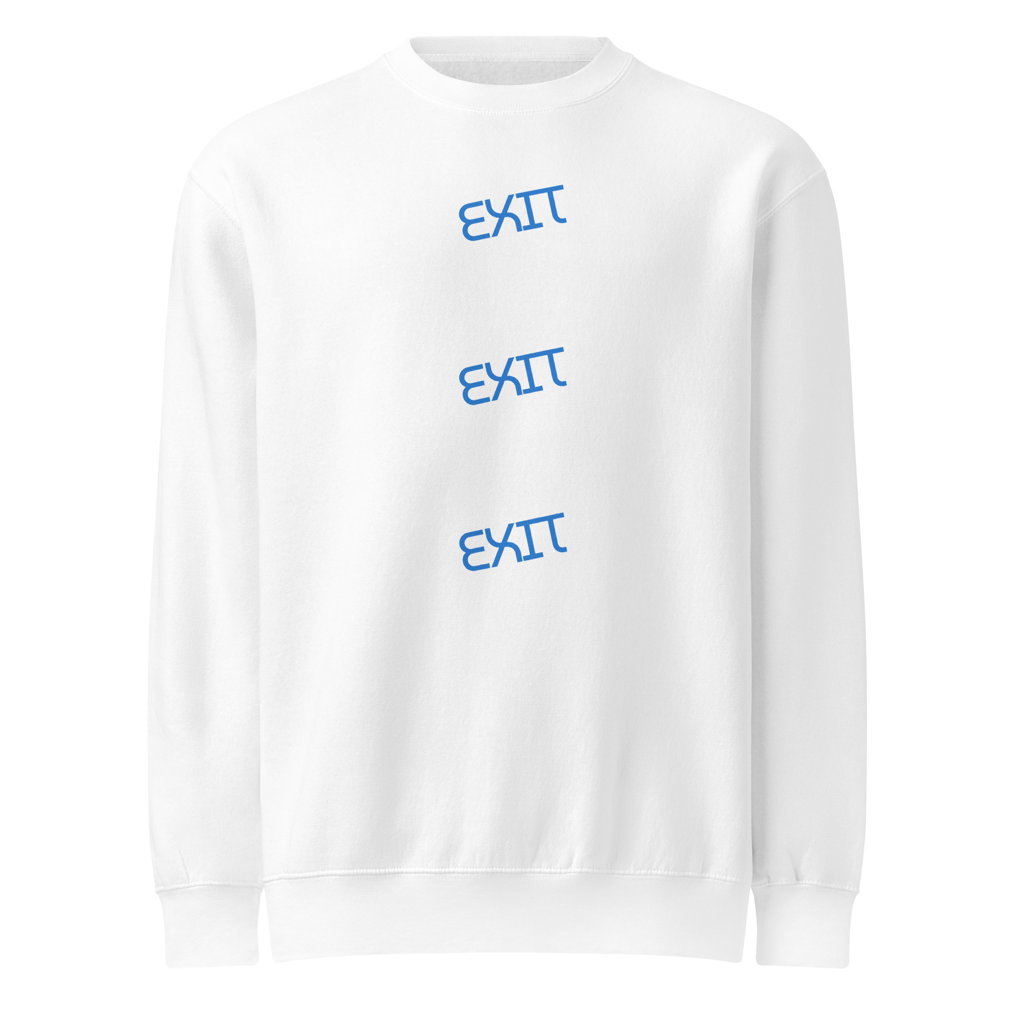 Men's Exit premium crew neck sweatshirt