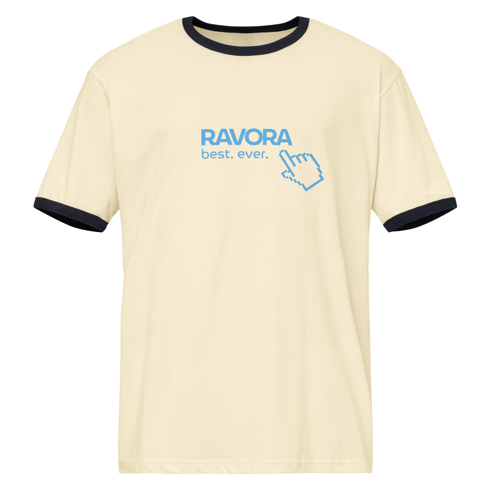 Tonal-Trim Pocketless Tee