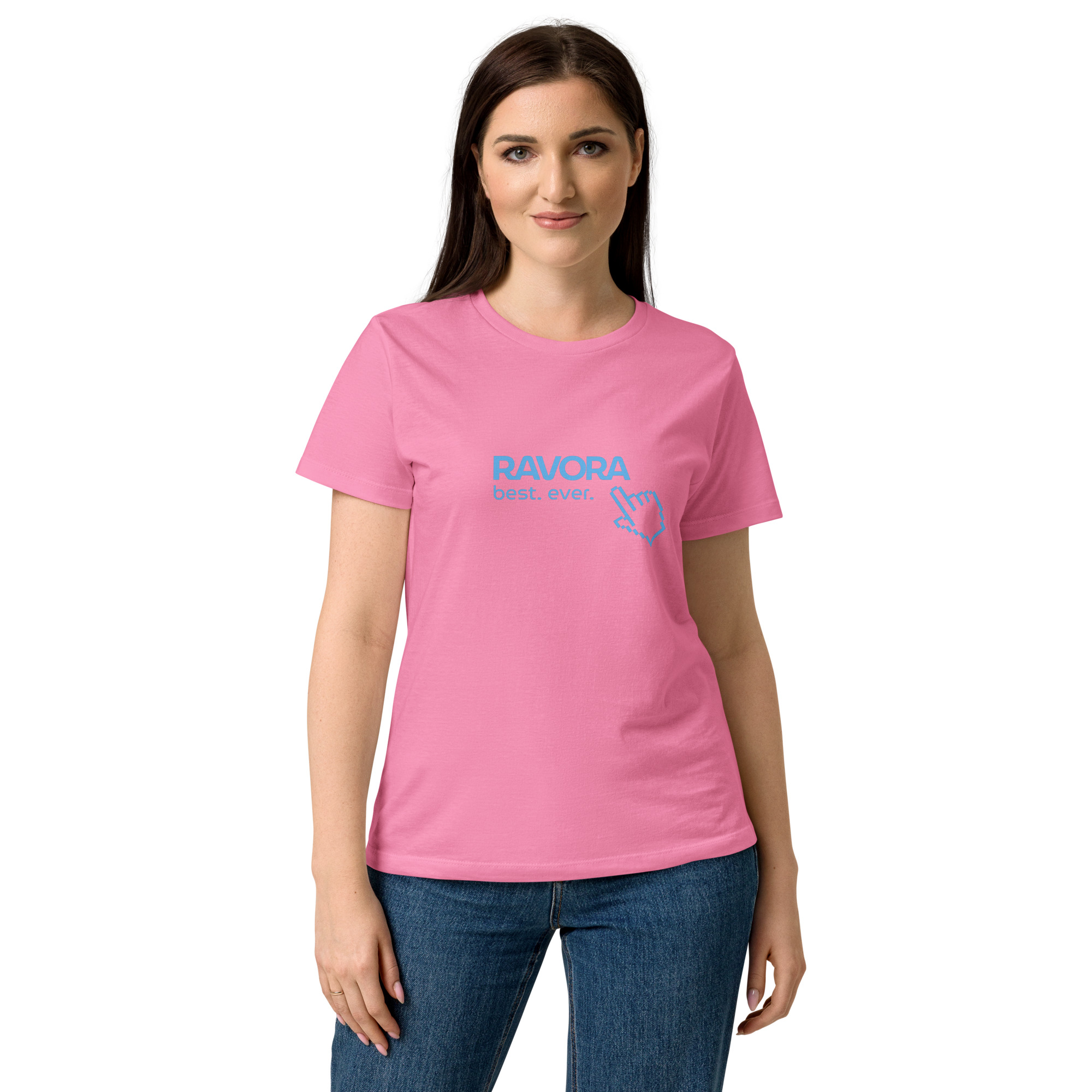 Smooth-Finish Ladies' Cotton Tee