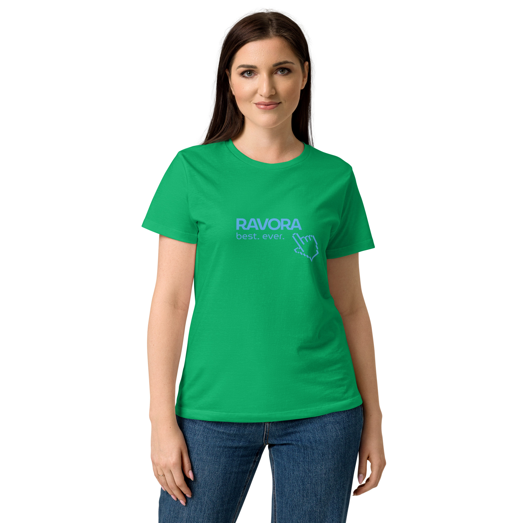 Smooth-Finish Ladies' Cotton Tee