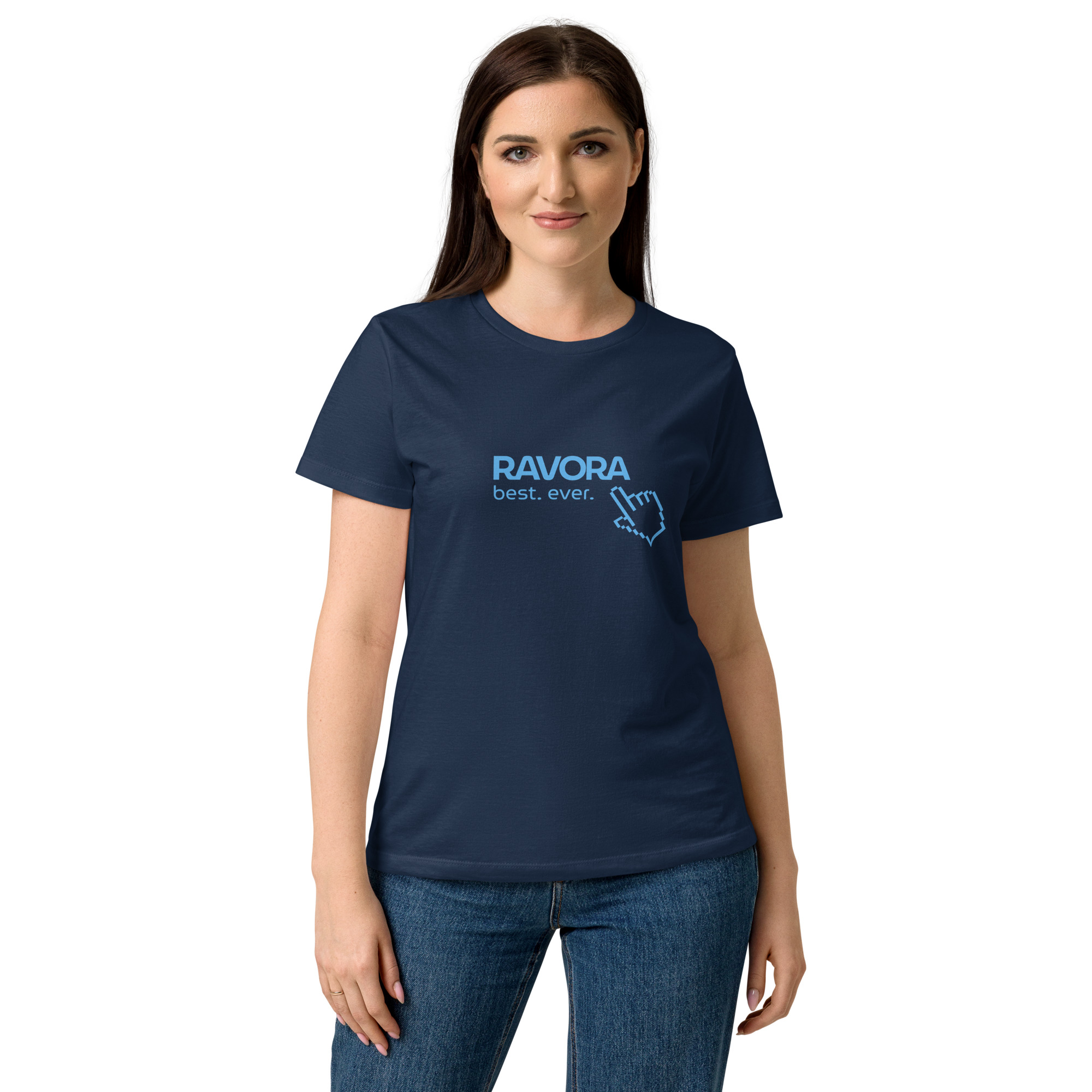Smooth-Finish Ladies' Cotton Tee