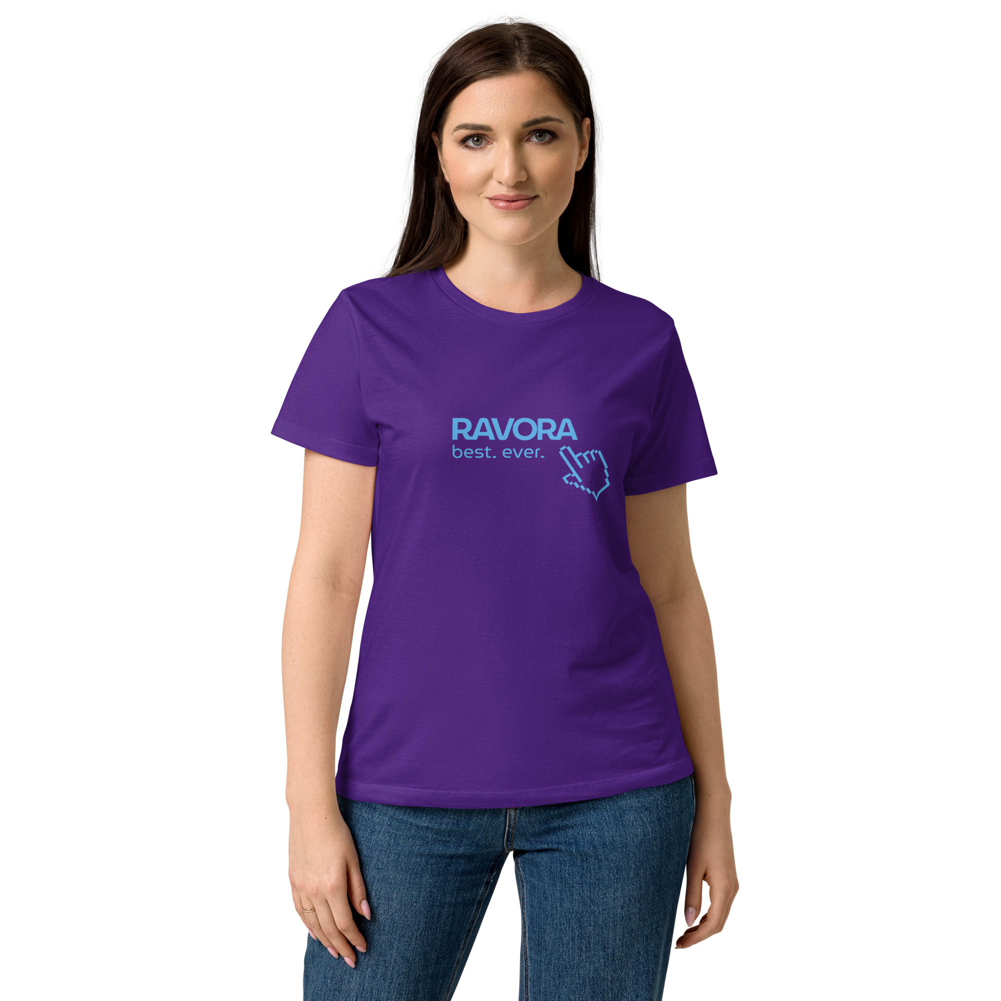 Smooth-Finish Ladies' Cotton Tee