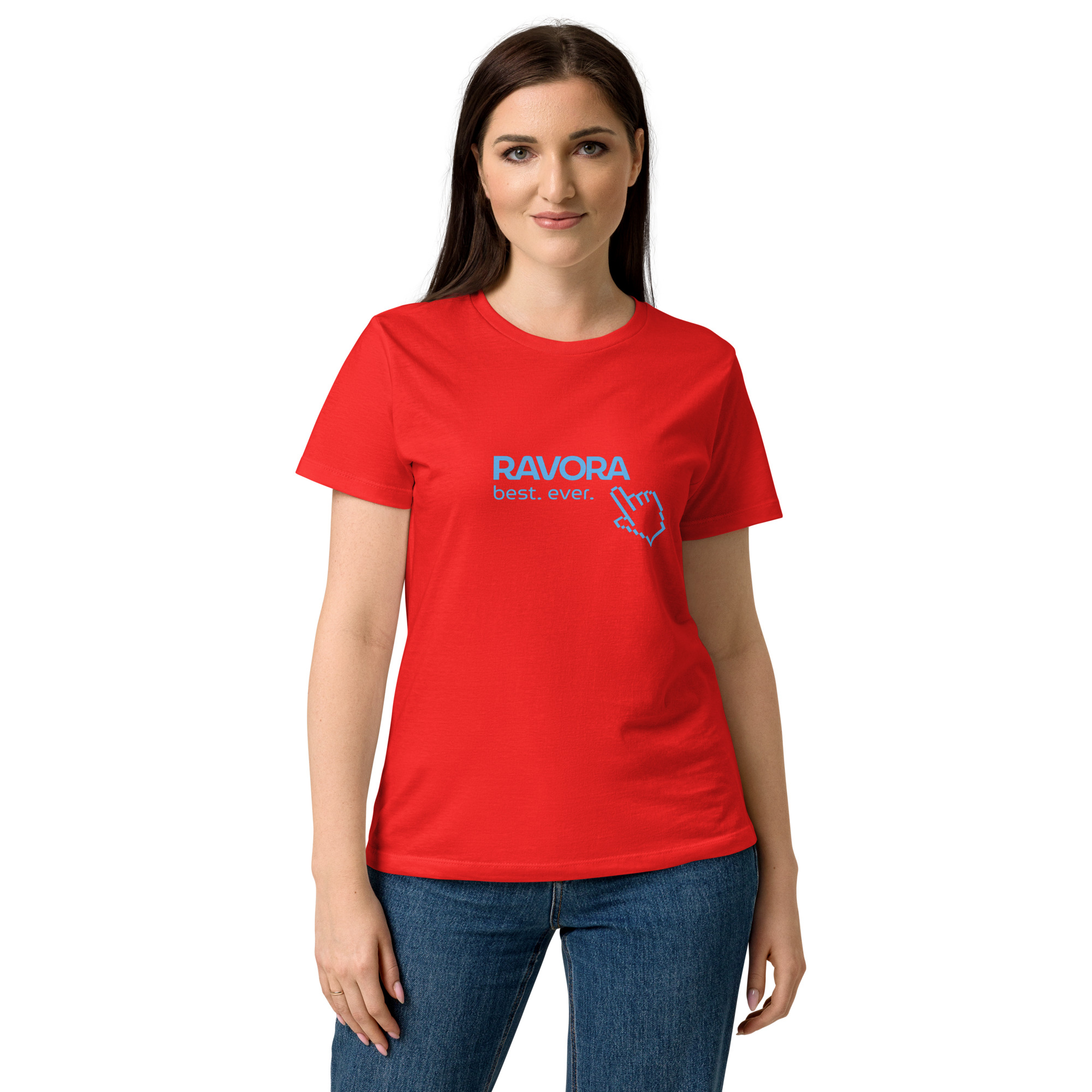 Smooth-Finish Ladies' Cotton Tee