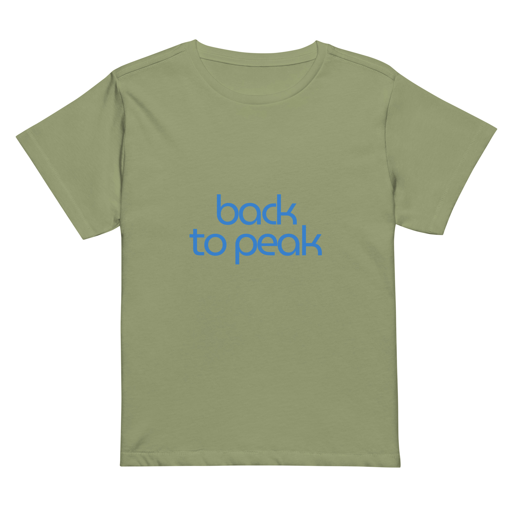 Ladies' high-rise cropped tee