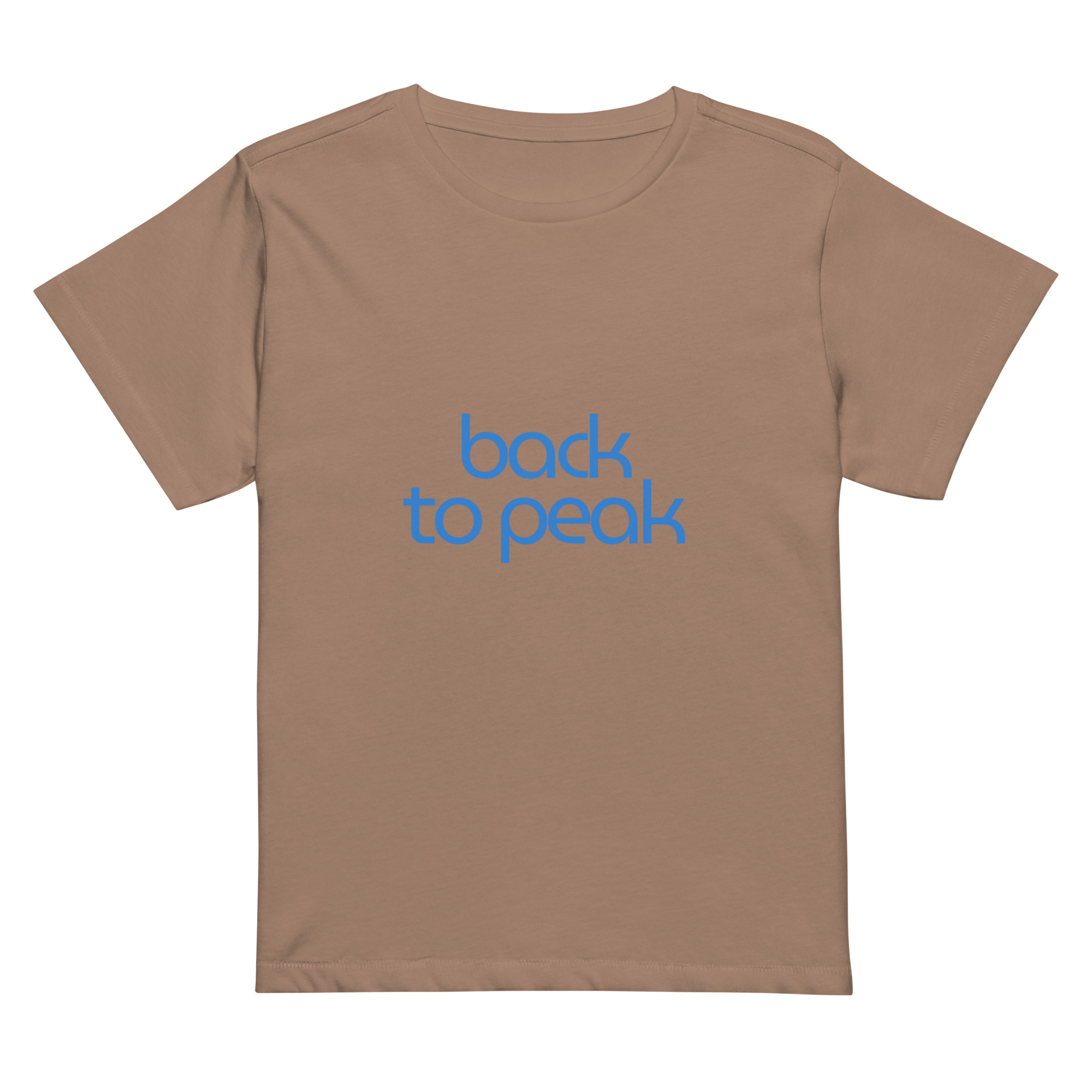 Ladies' high-rise cropped tee