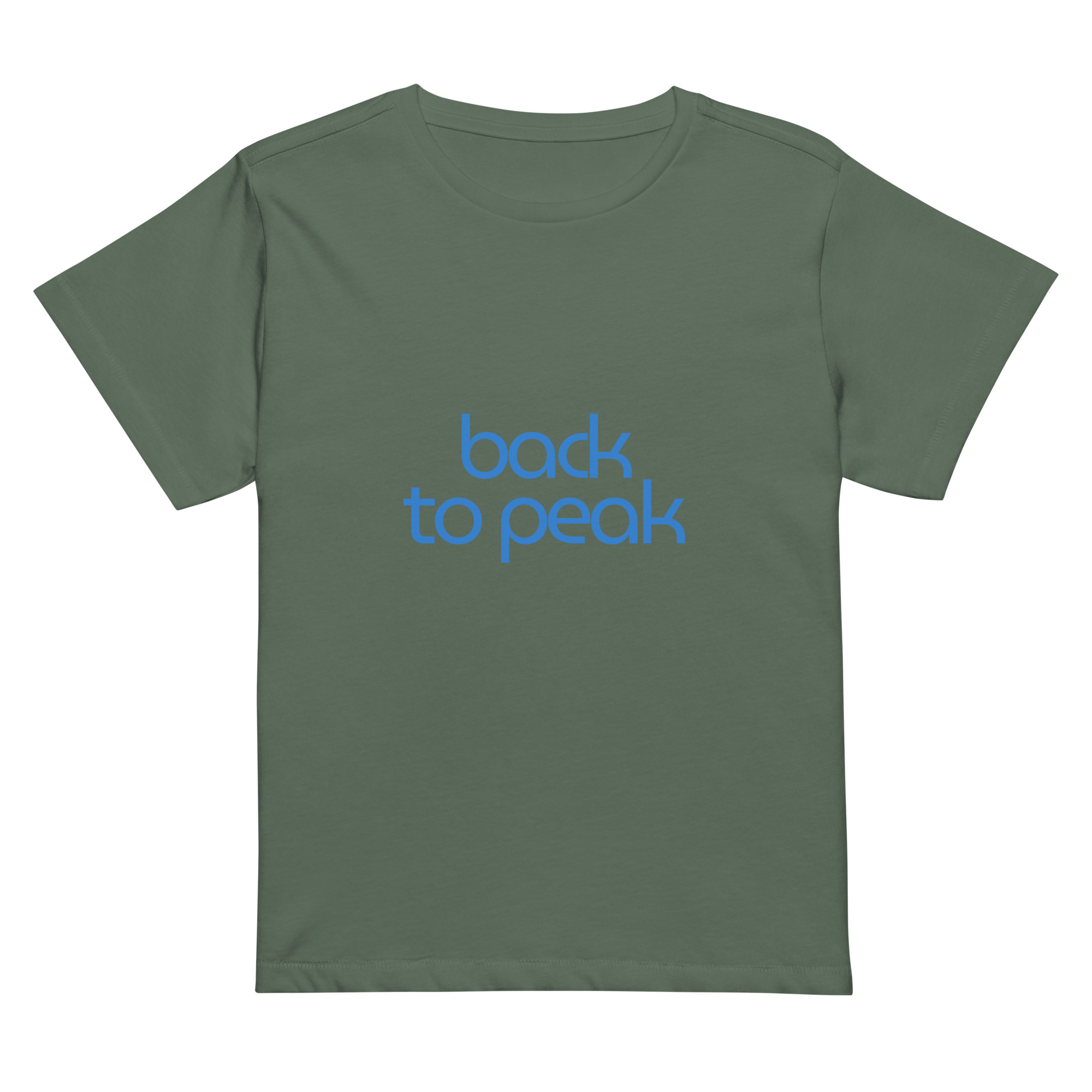 Ladies' high-rise cropped tee