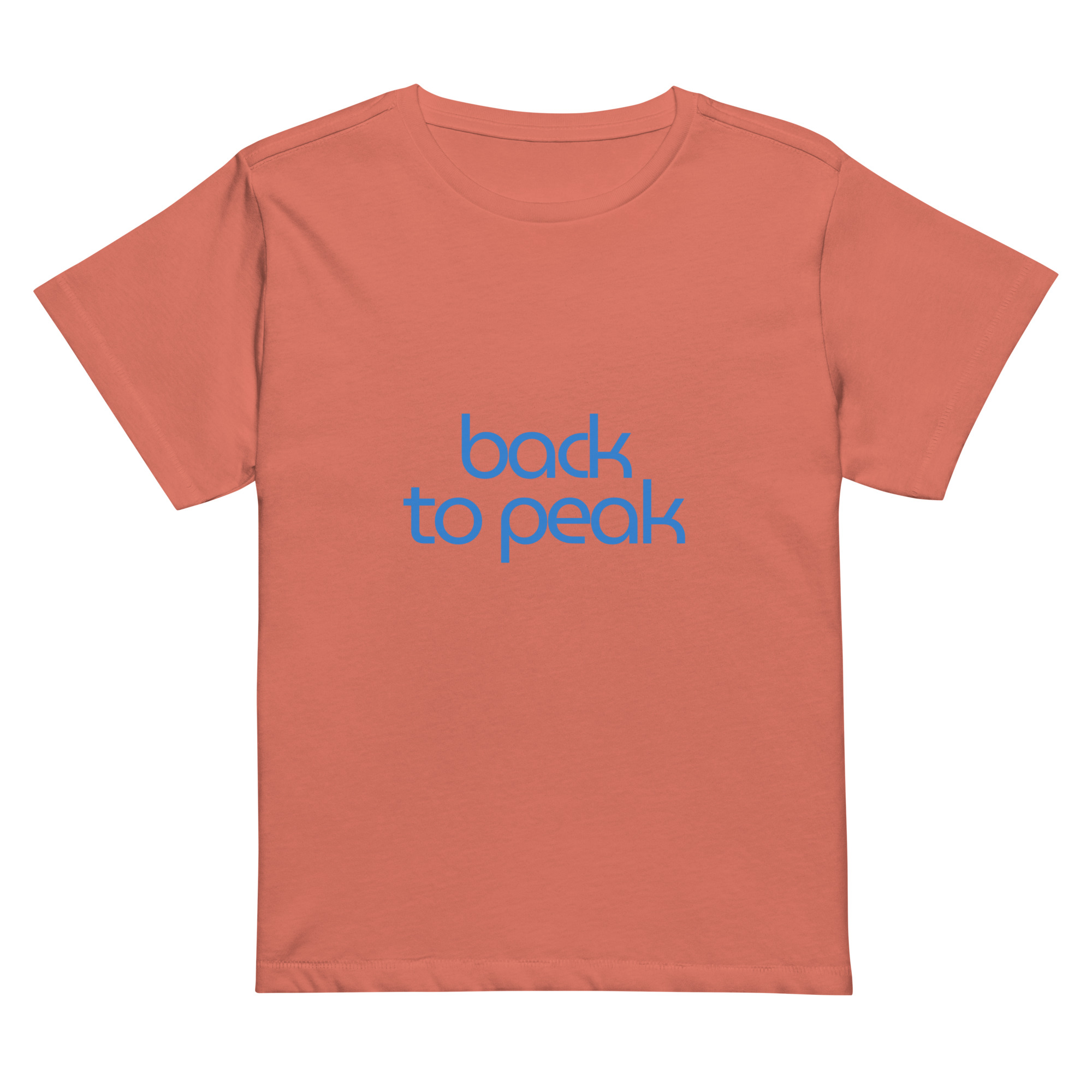 Ladies' high-rise cropped tee