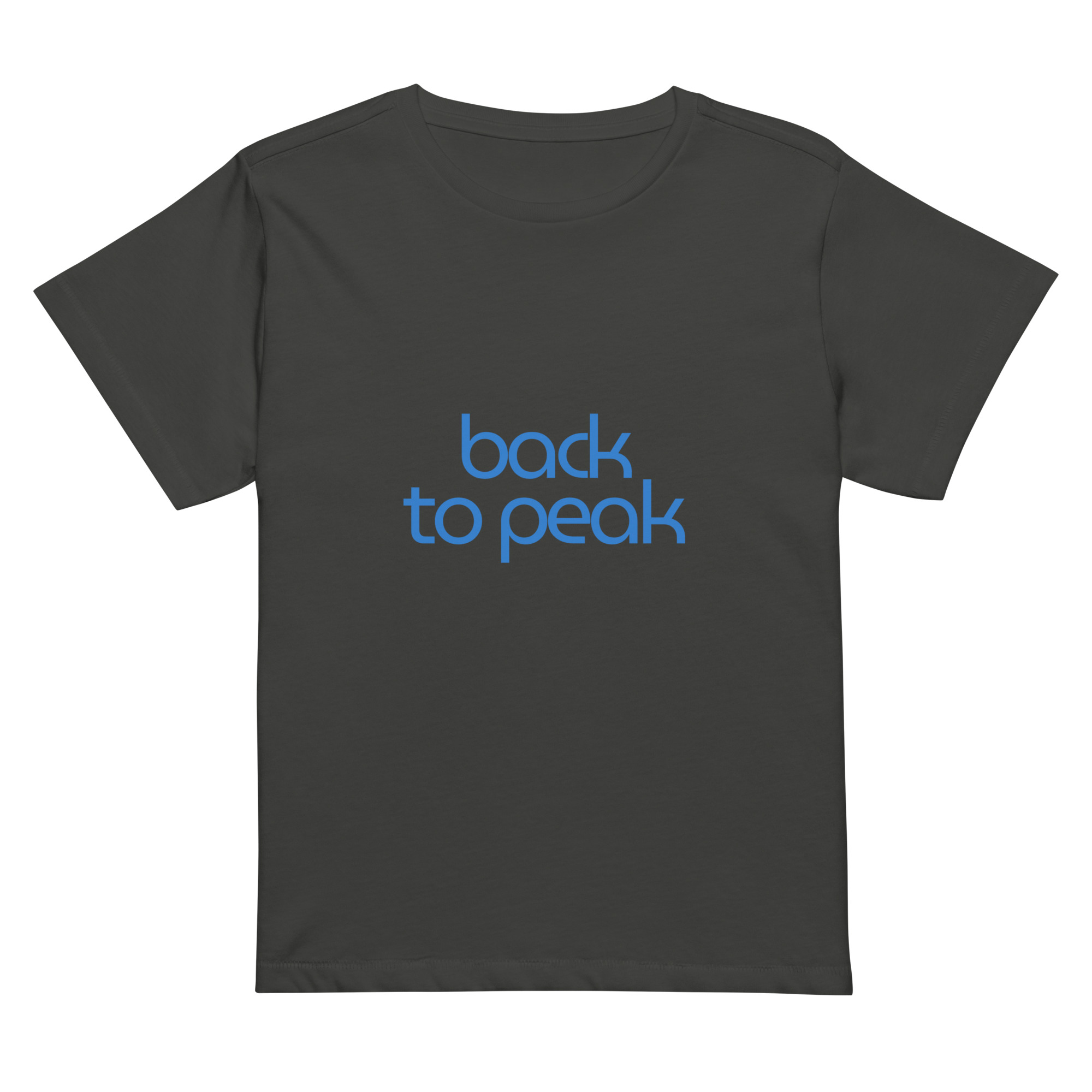 Ladies' high-rise cropped tee