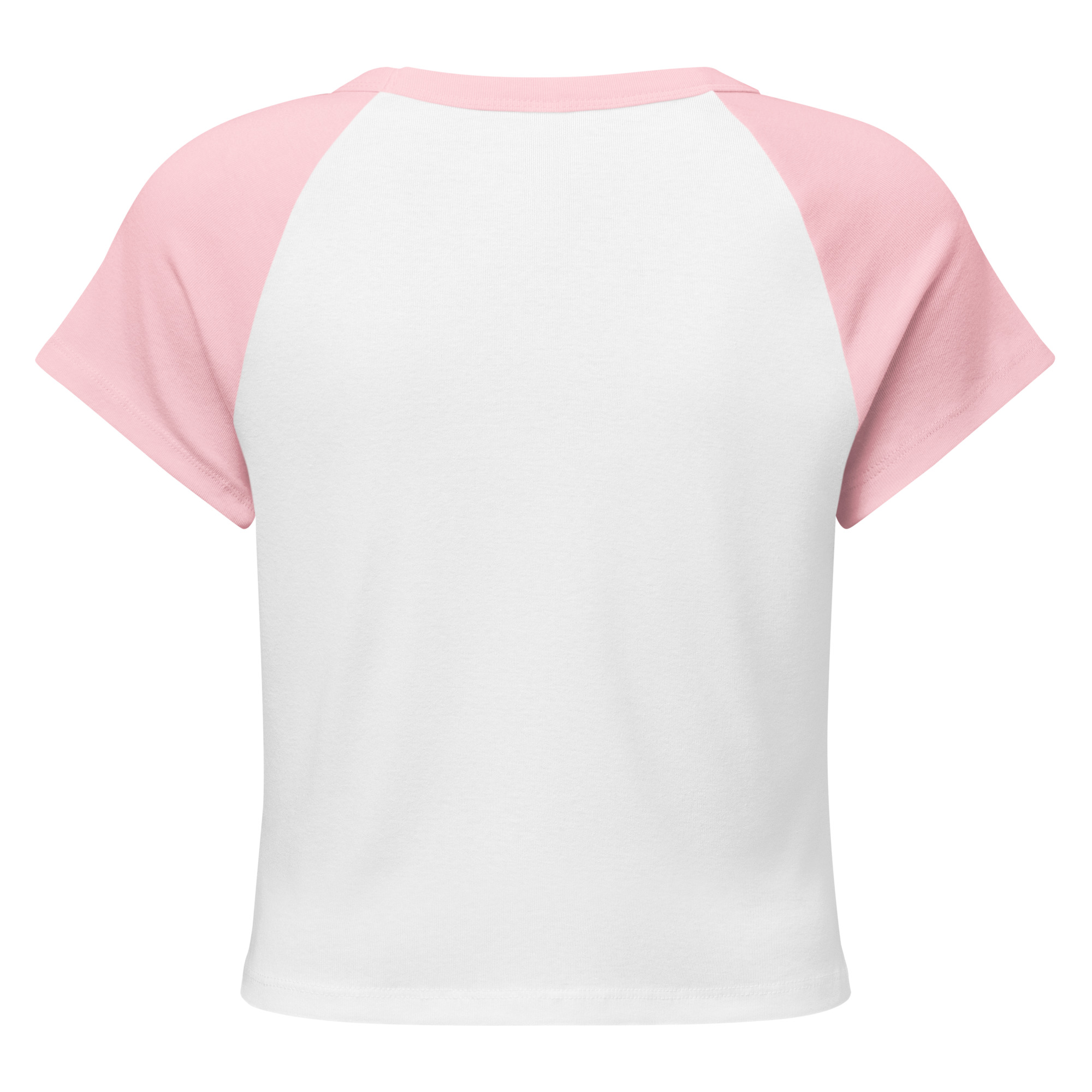 Bold “She Said Now” Raglan Crop Tee