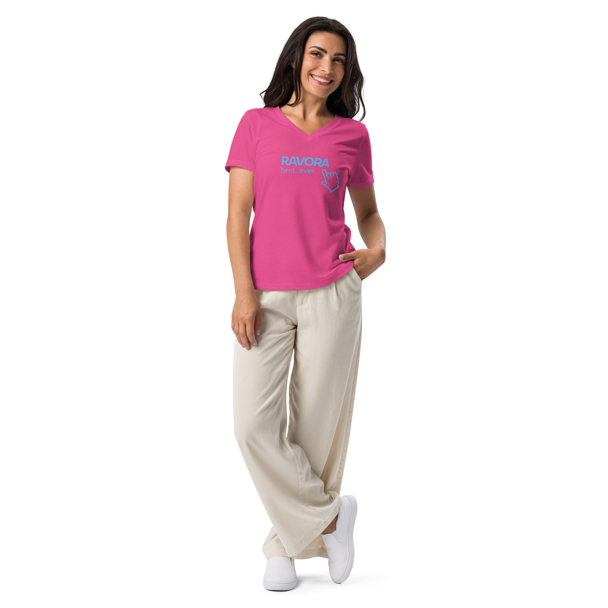 Women’s Modern Relaxed V-Neck