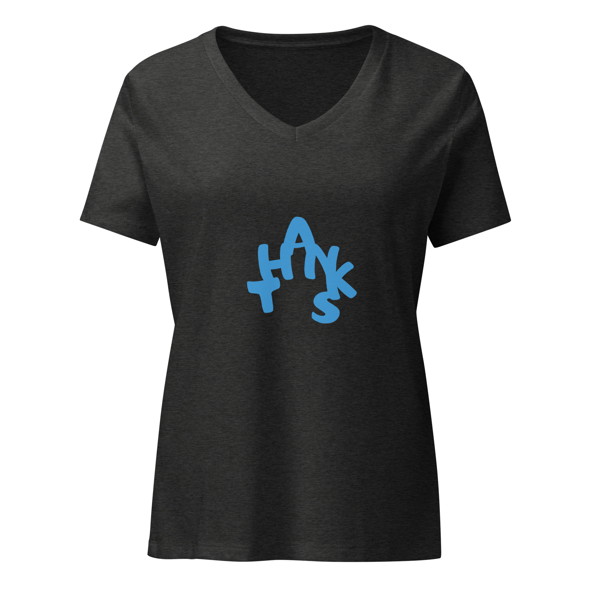 Relaxed V-Neck Gratitude Tee