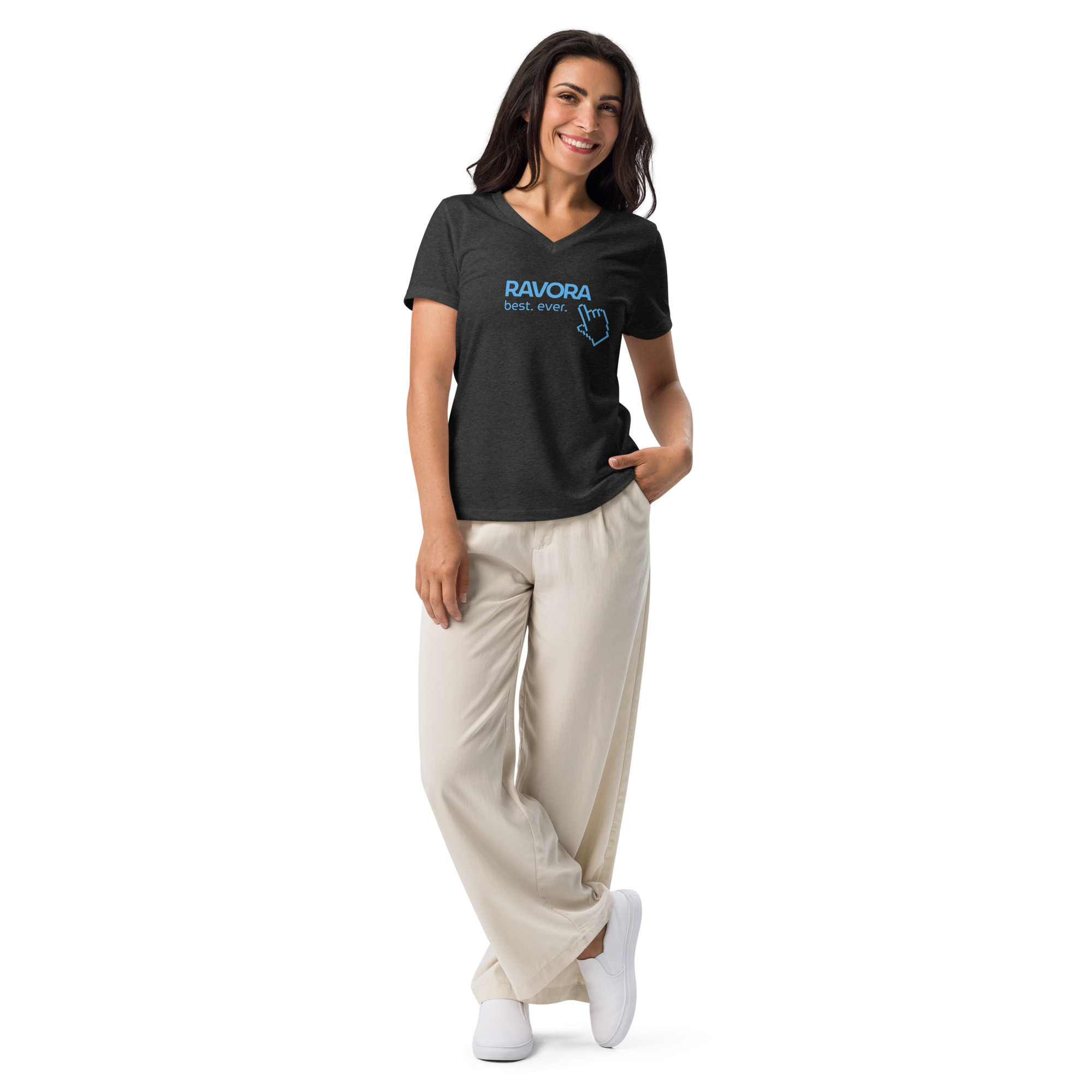 Women’s Modern Relaxed V-Neck