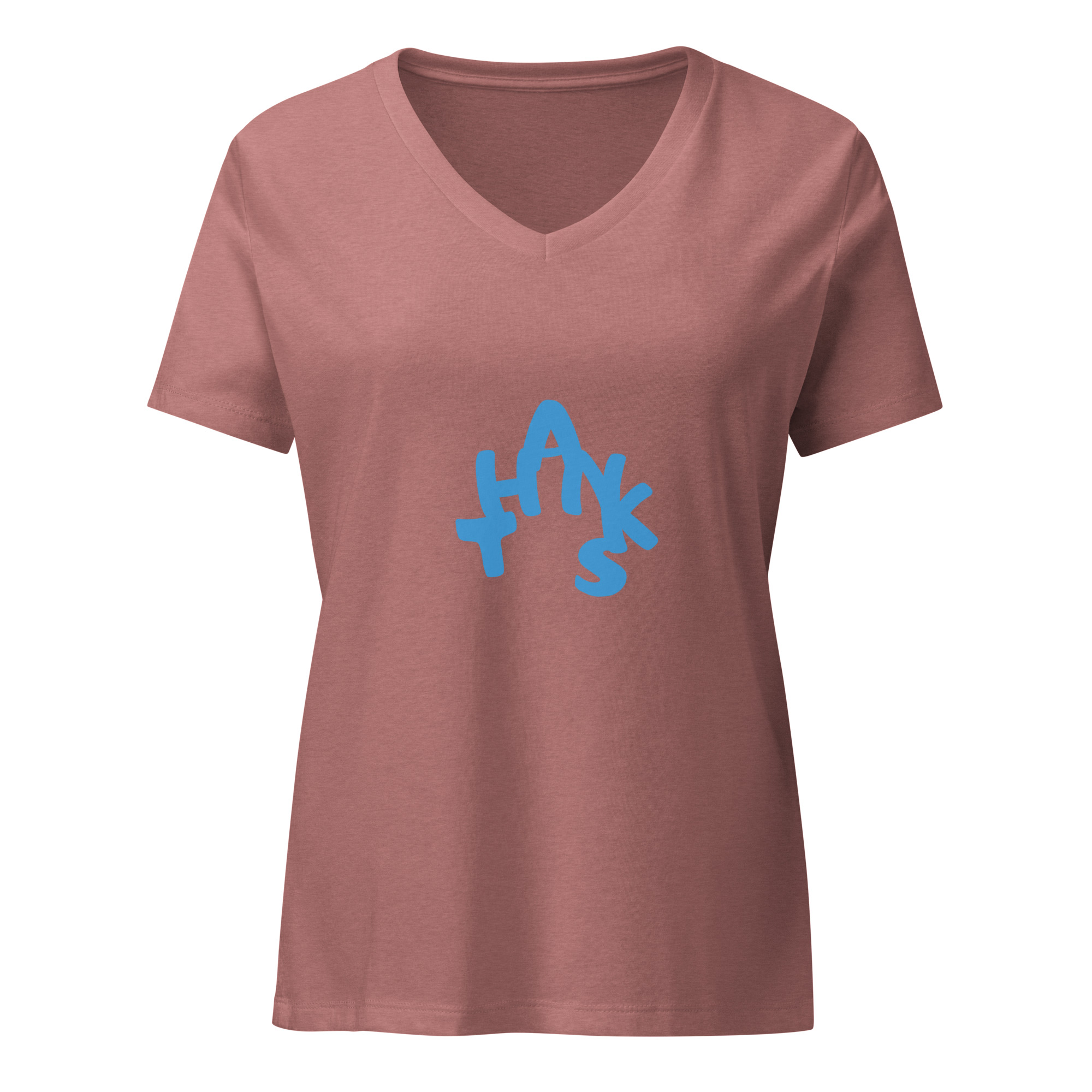 Relaxed V-Neck Gratitude Tee