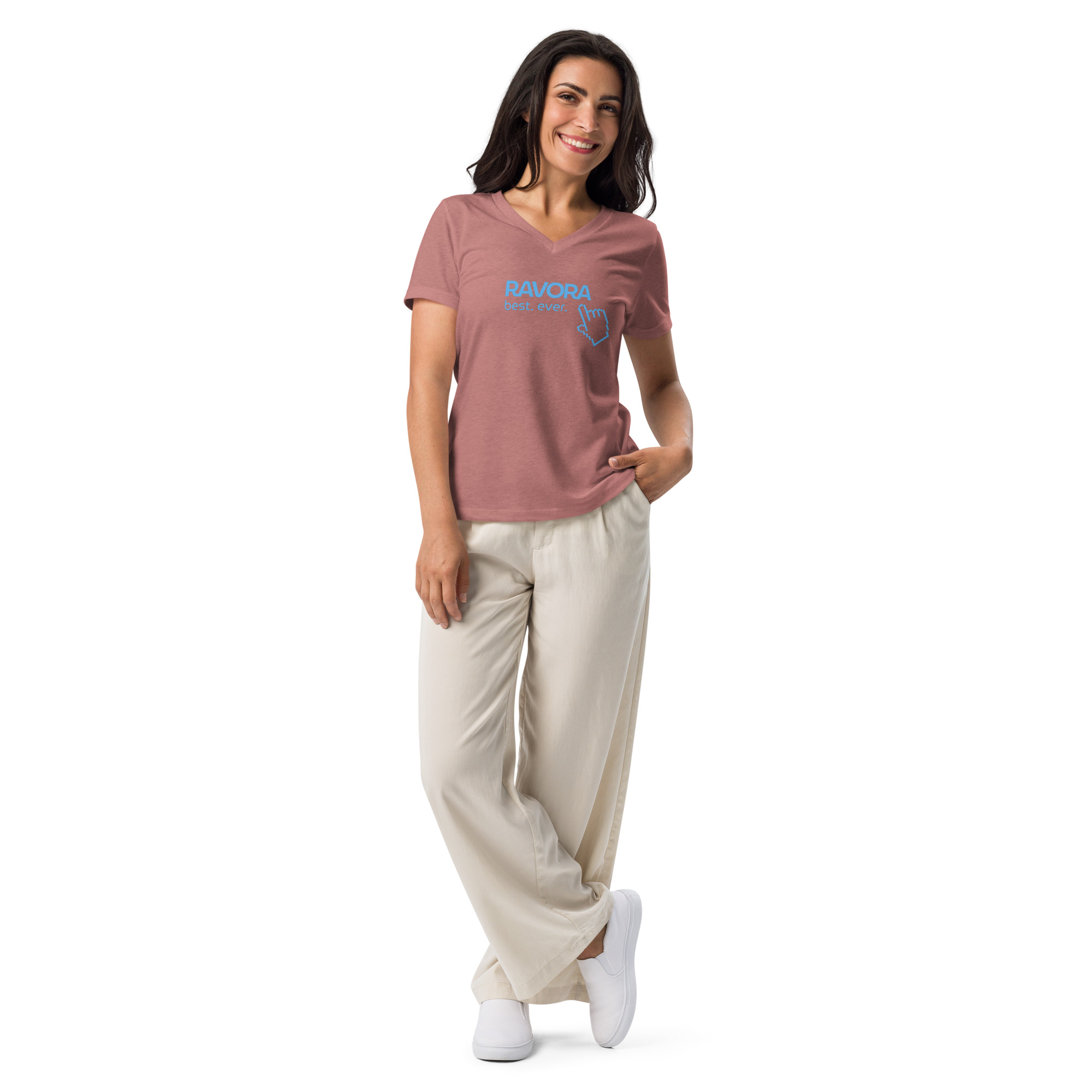 Women’s Modern Relaxed V-Neck