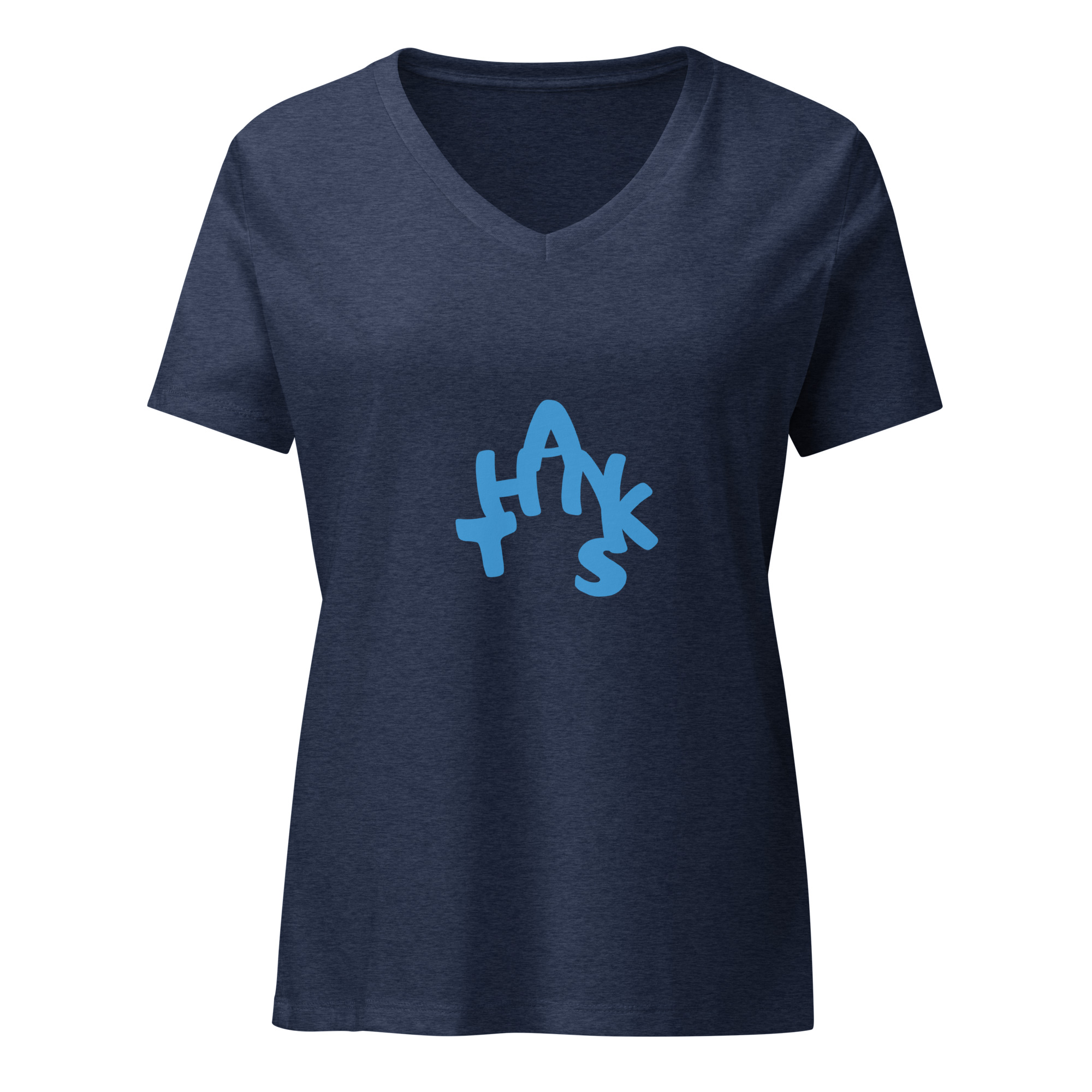 Relaxed V-Neck Gratitude Tee