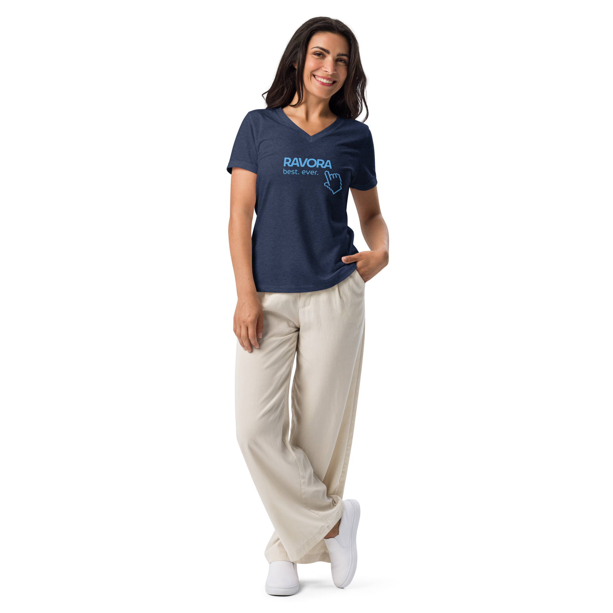 Women’s Modern Relaxed V-Neck