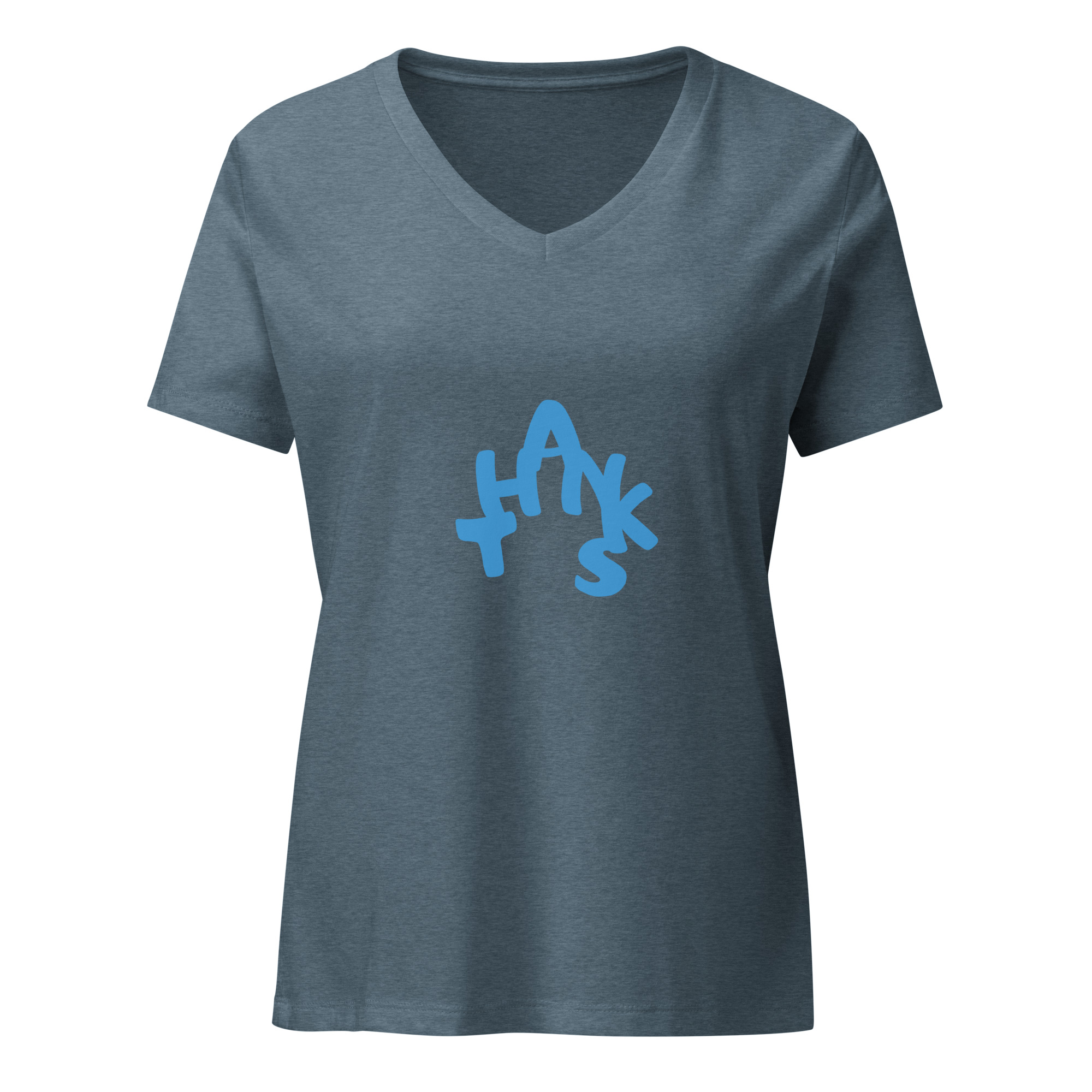 Relaxed V-Neck Gratitude Tee