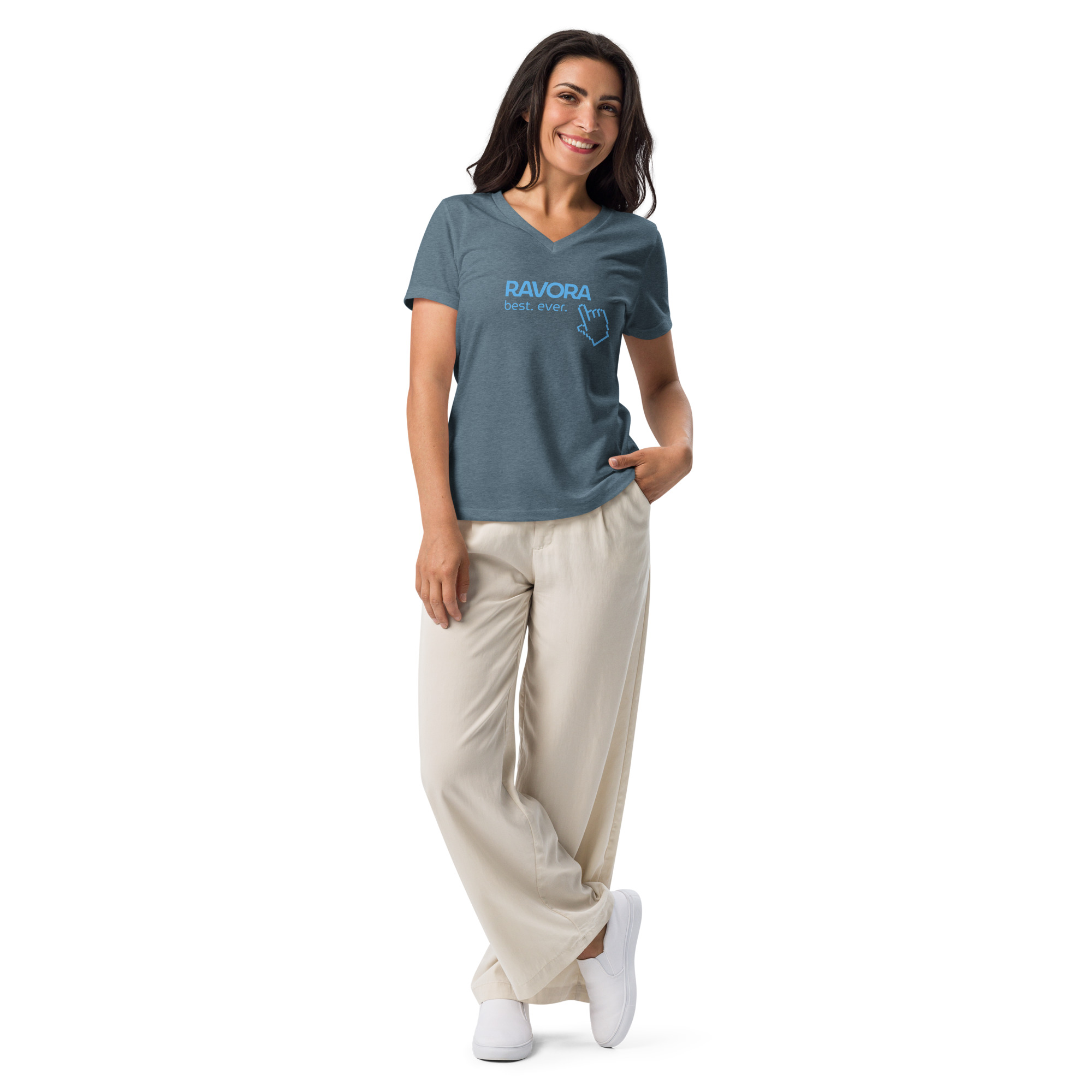 Women’s Modern Relaxed V-Neck