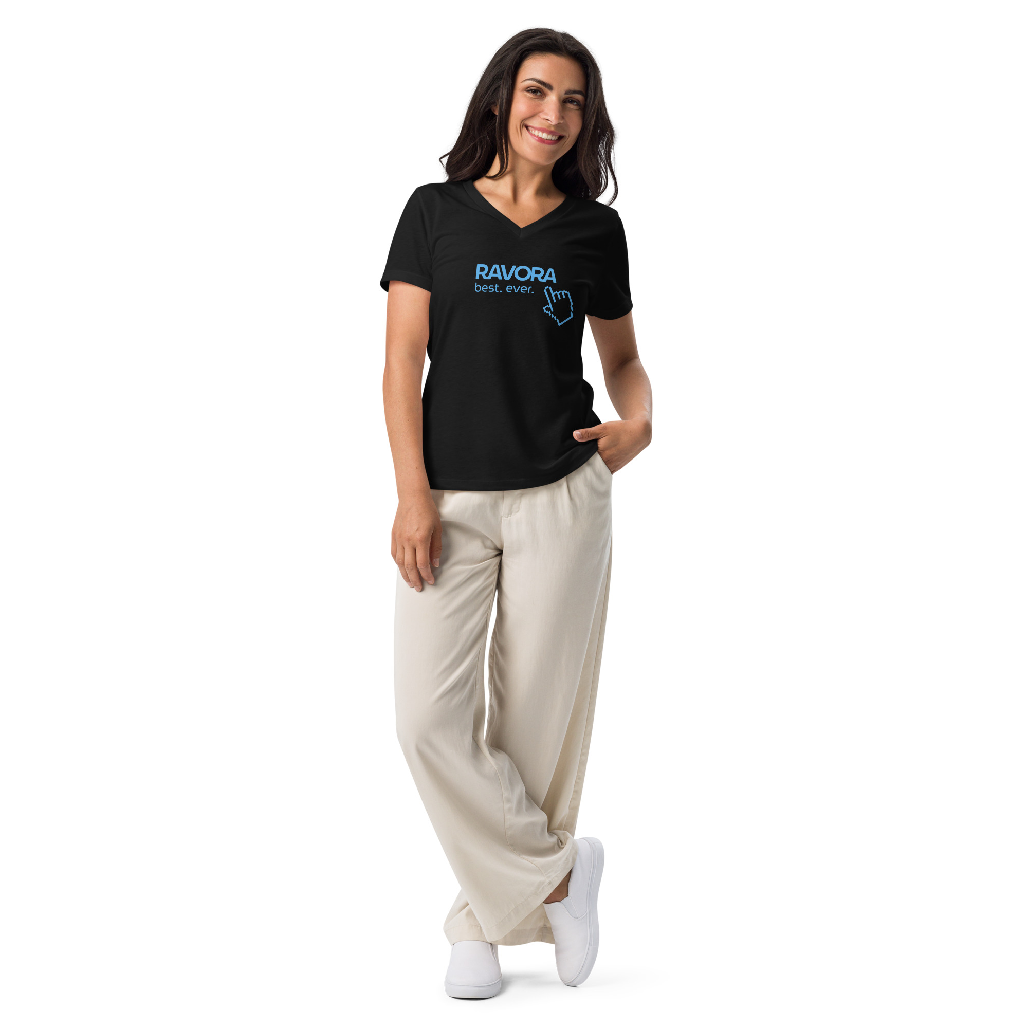Women’s Modern Relaxed V-Neck