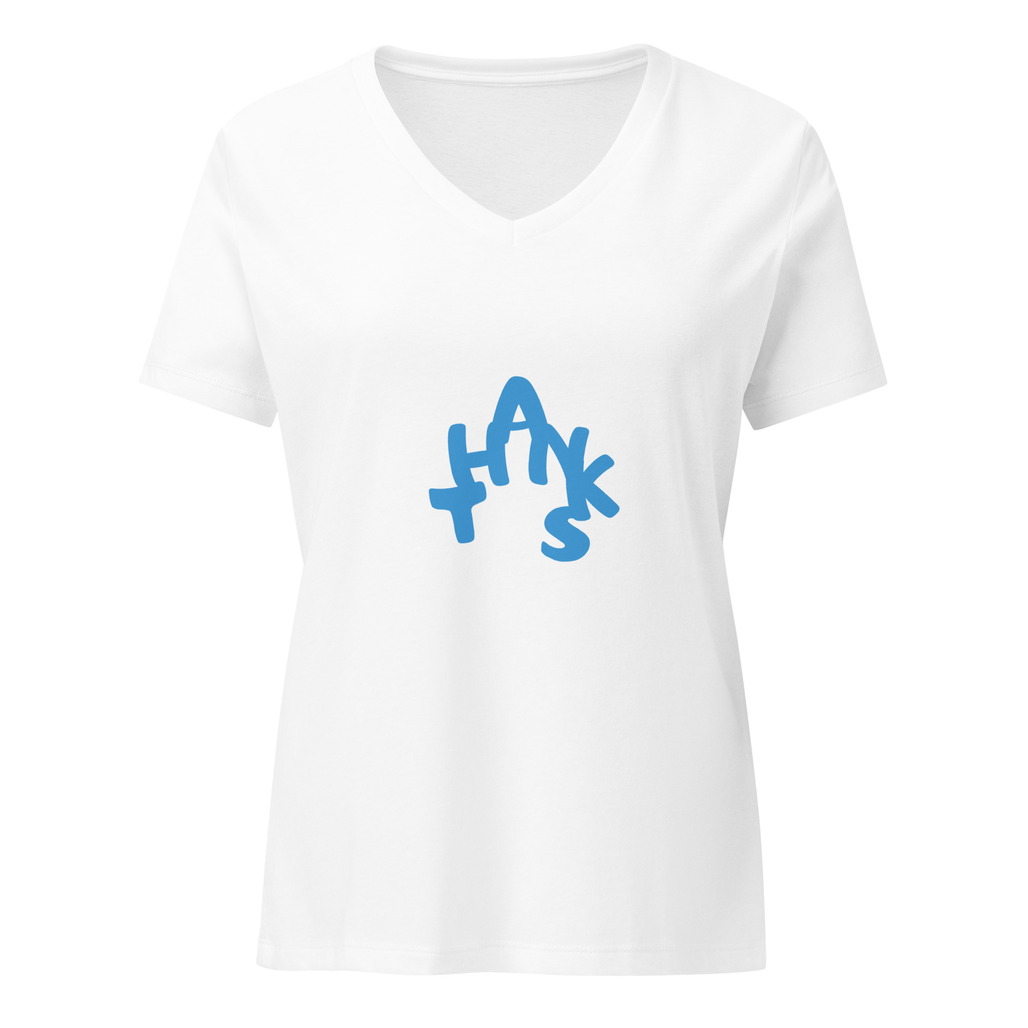 Relaxed V-Neck Gratitude Tee