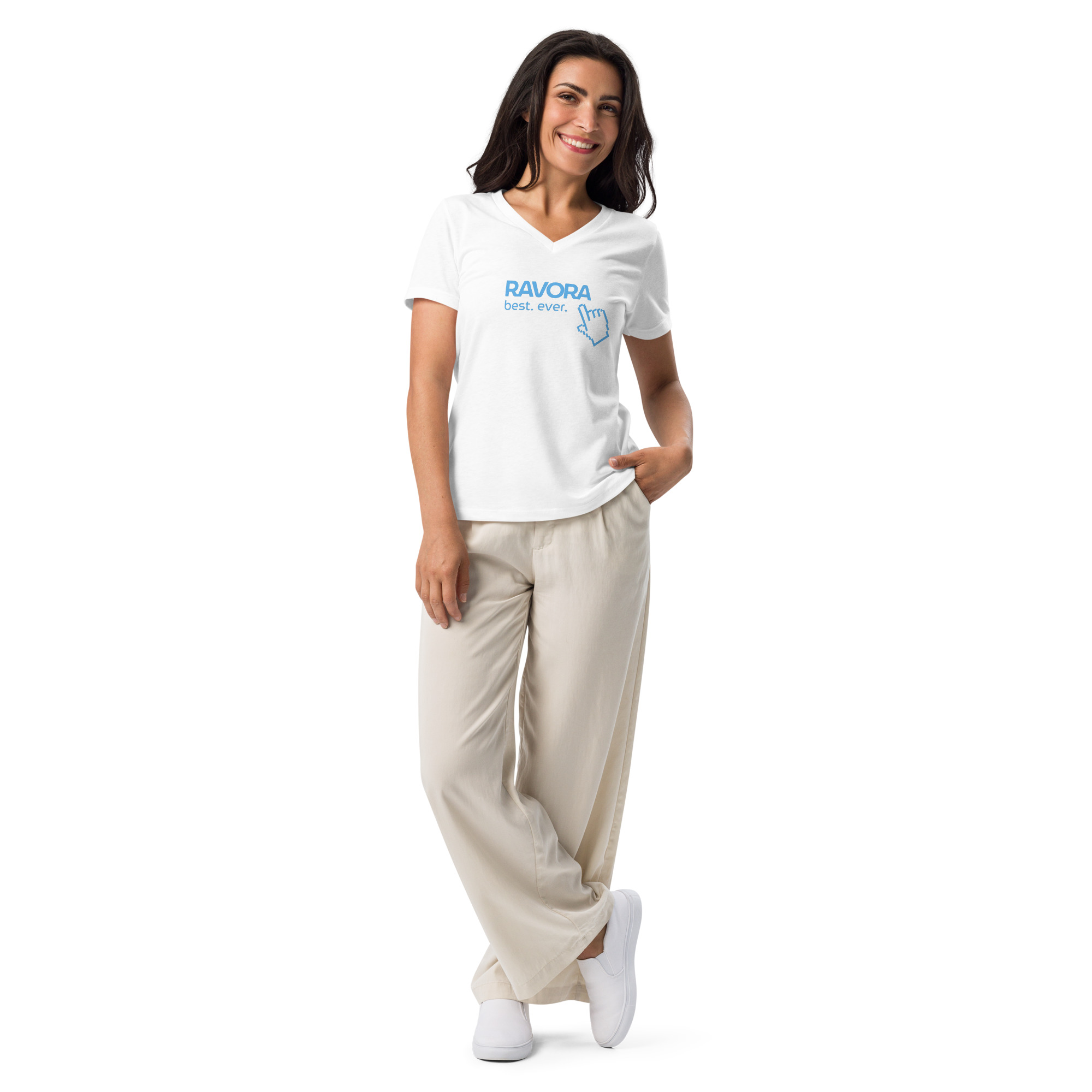 Women’s Modern Relaxed V-Neck