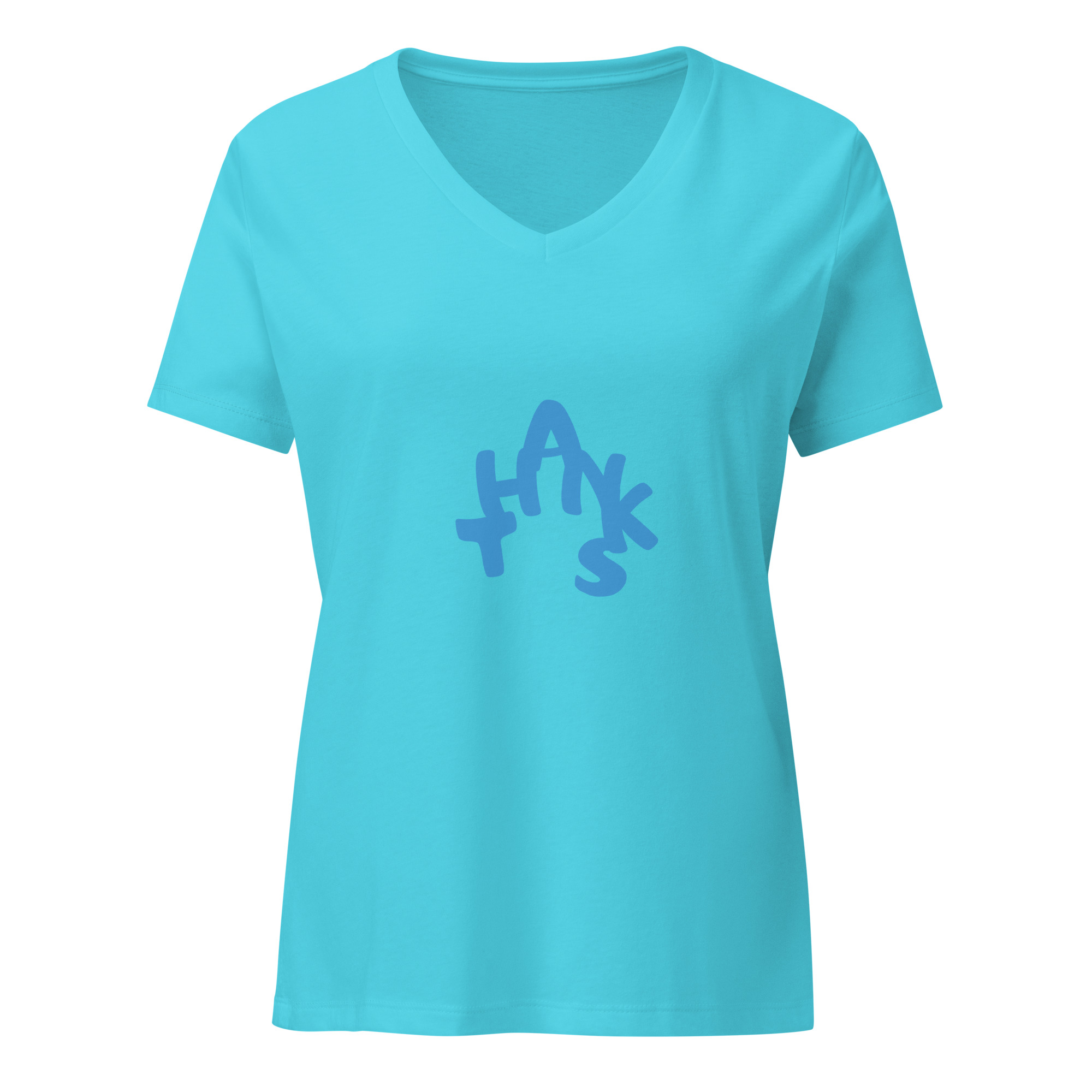 Relaxed V-Neck Gratitude Tee