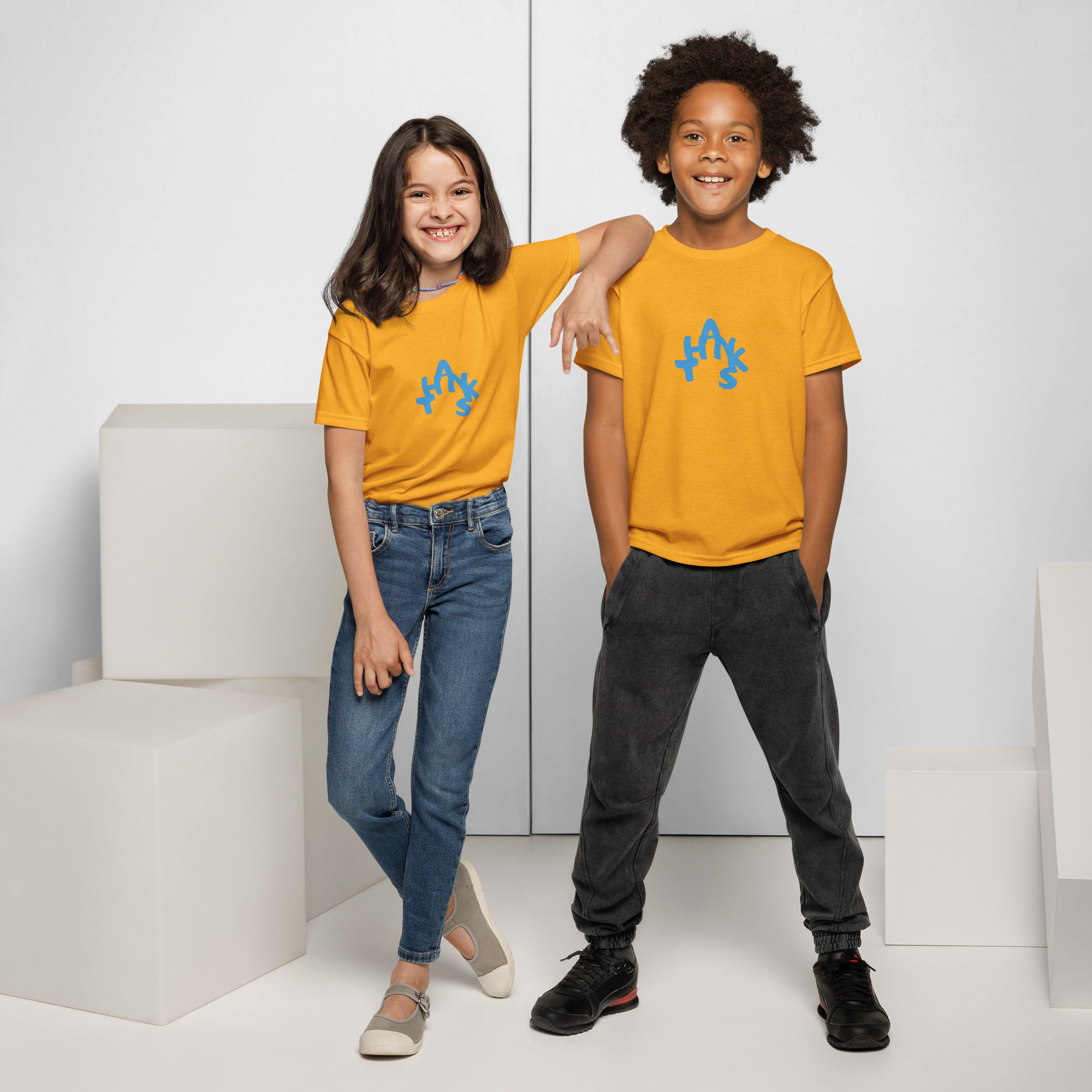 Youth Cool “Thanks” Statement Shirt