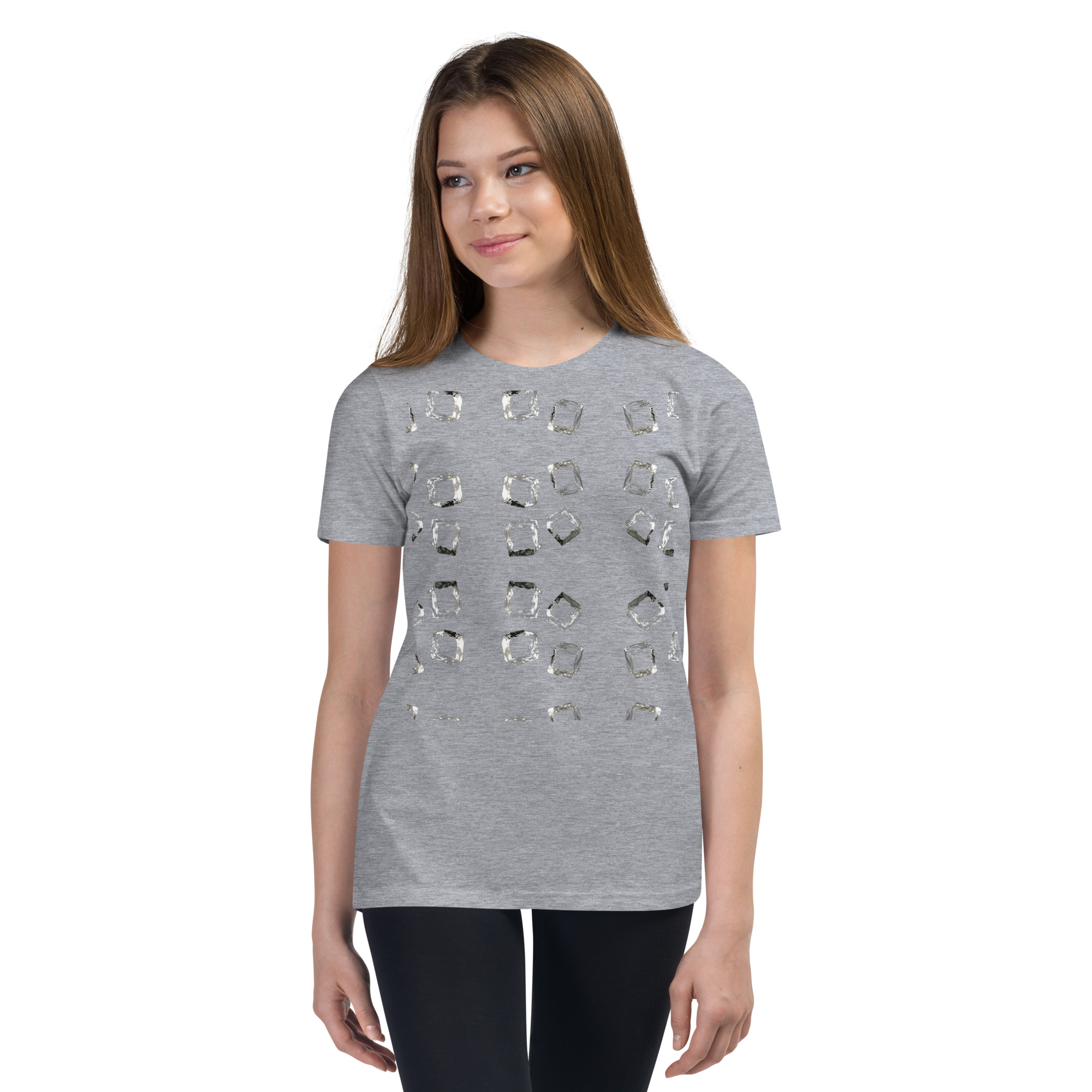 Youth Playful Cube Pattern Tee