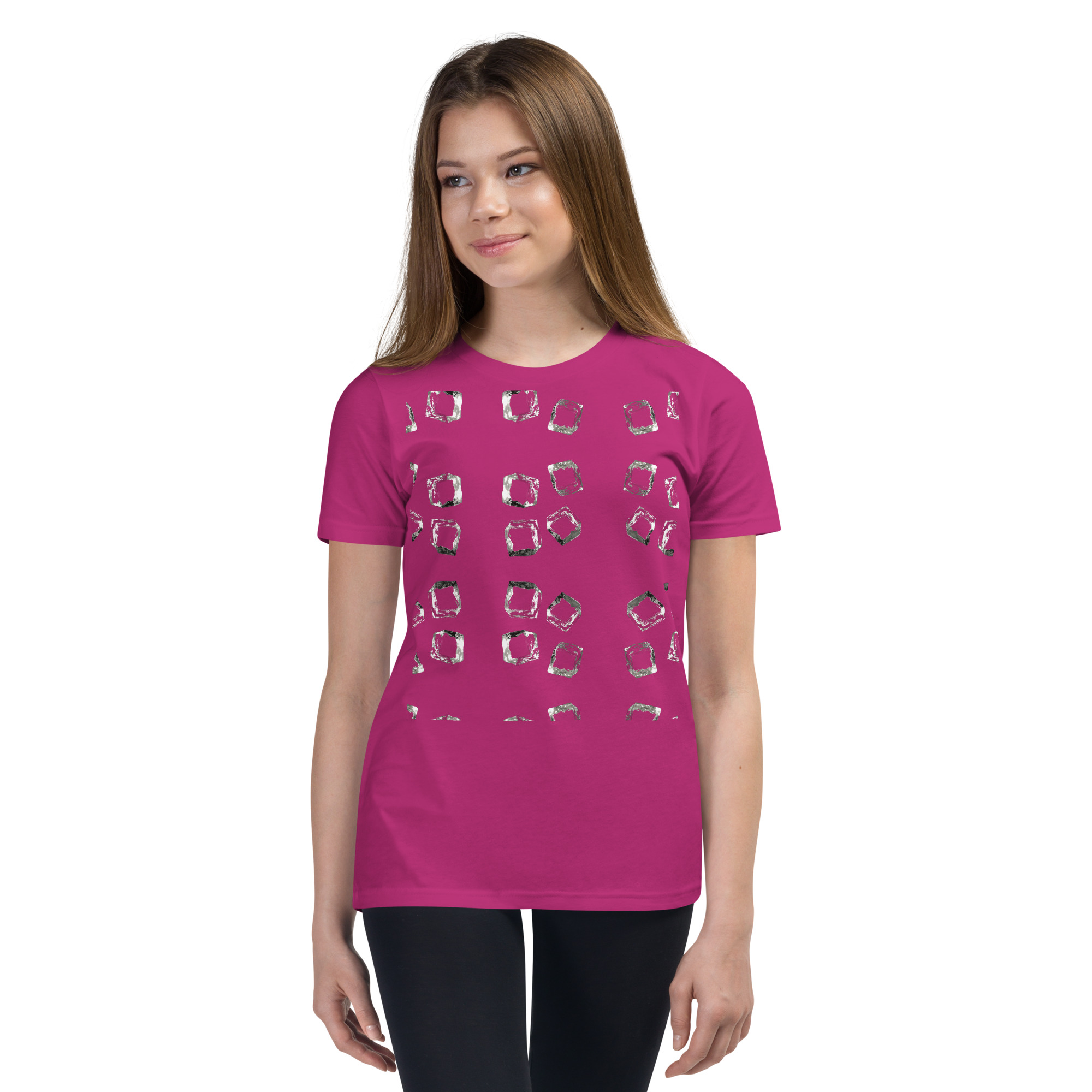Youth Playful Cube Pattern Tee