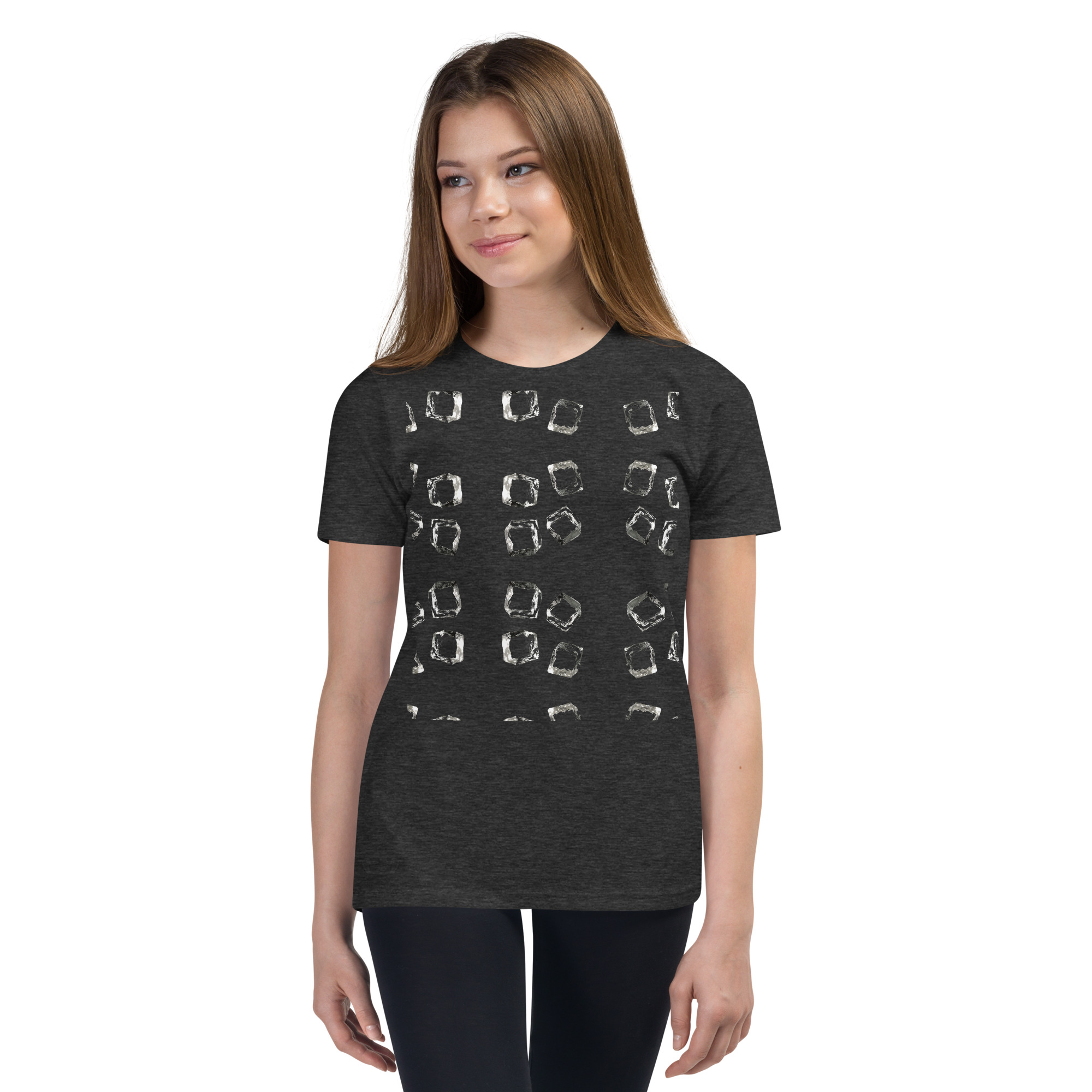 Youth Playful Cube Pattern Tee