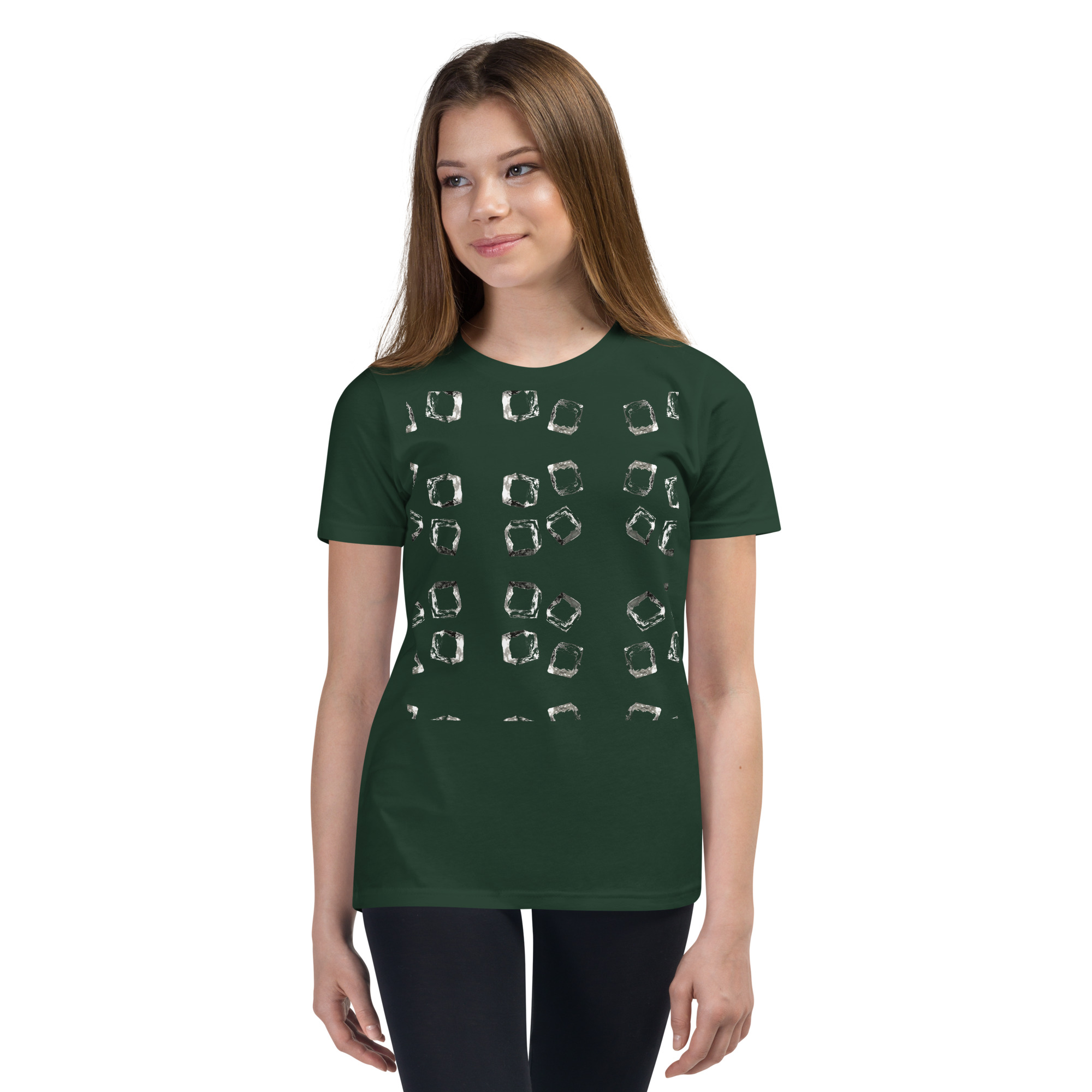 Youth Playful Cube Pattern Tee