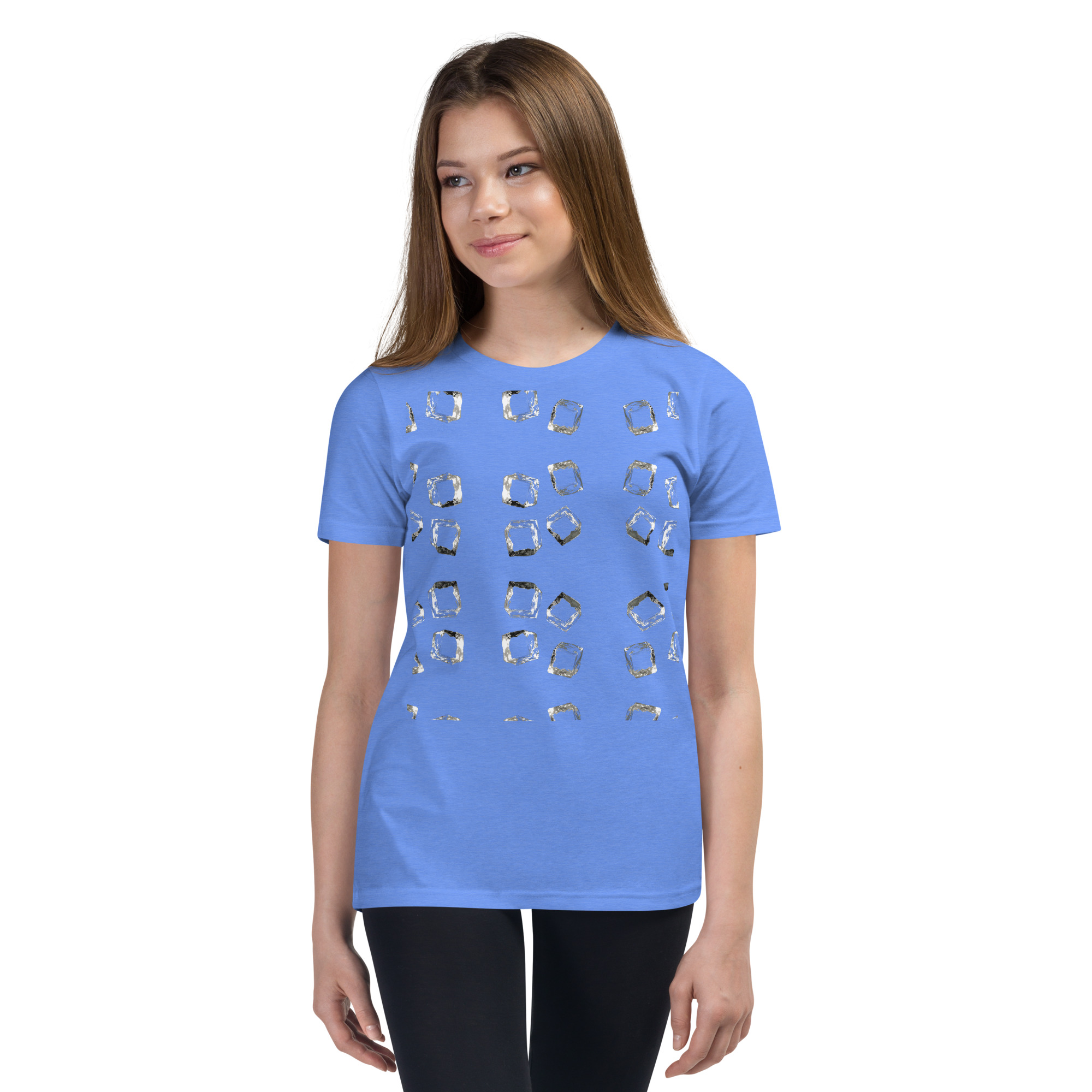 Youth Playful Cube Pattern Tee