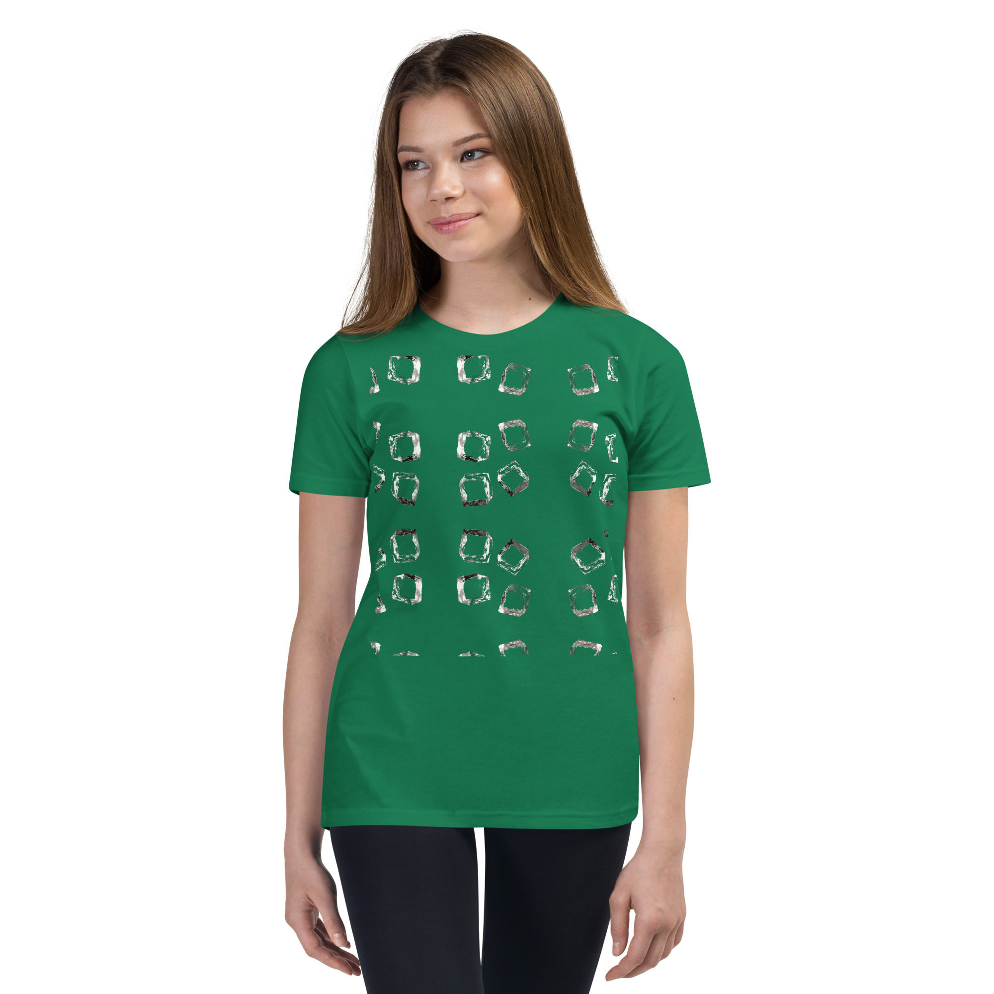 Youth Playful Cube Pattern Tee