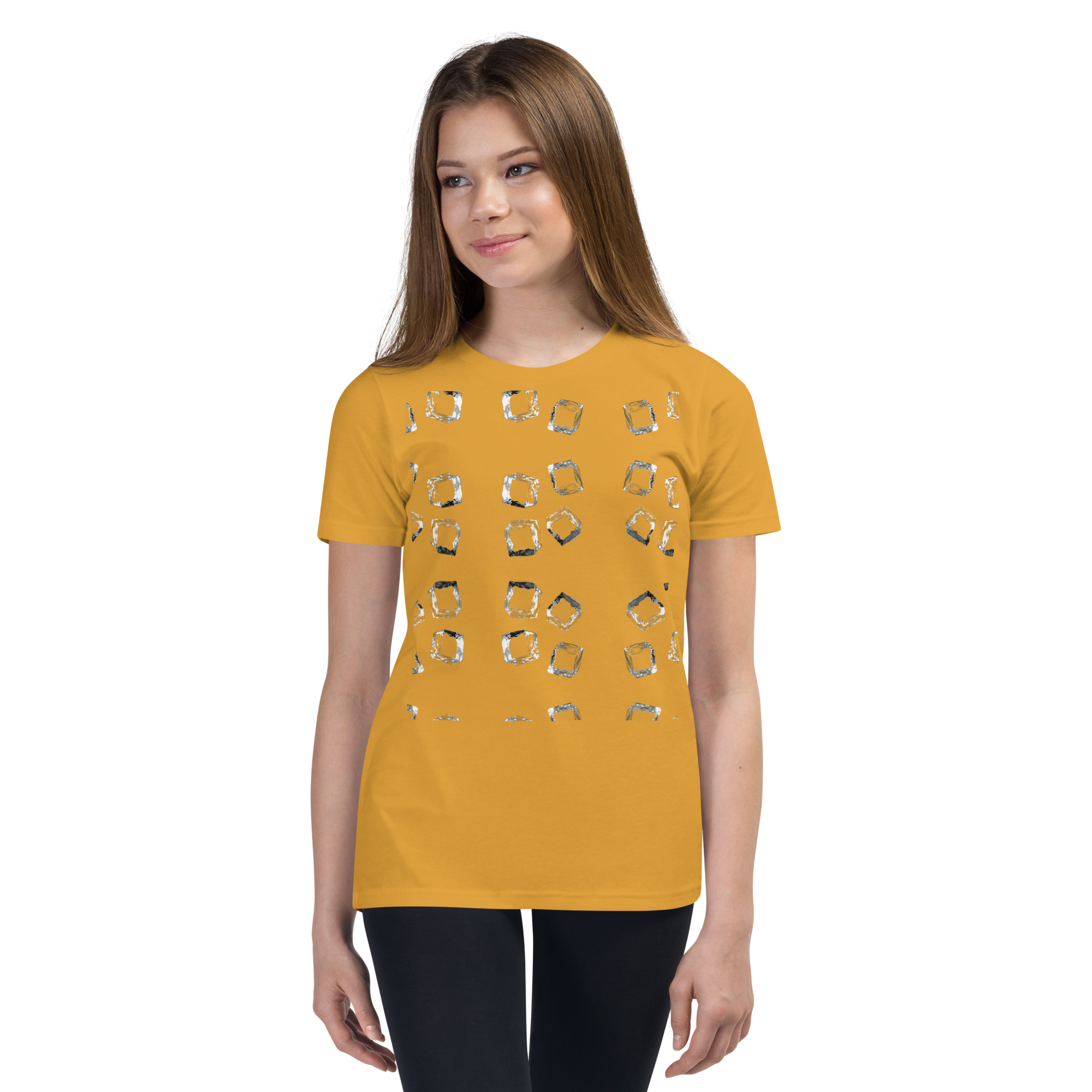 Youth Playful Cube Pattern Tee
