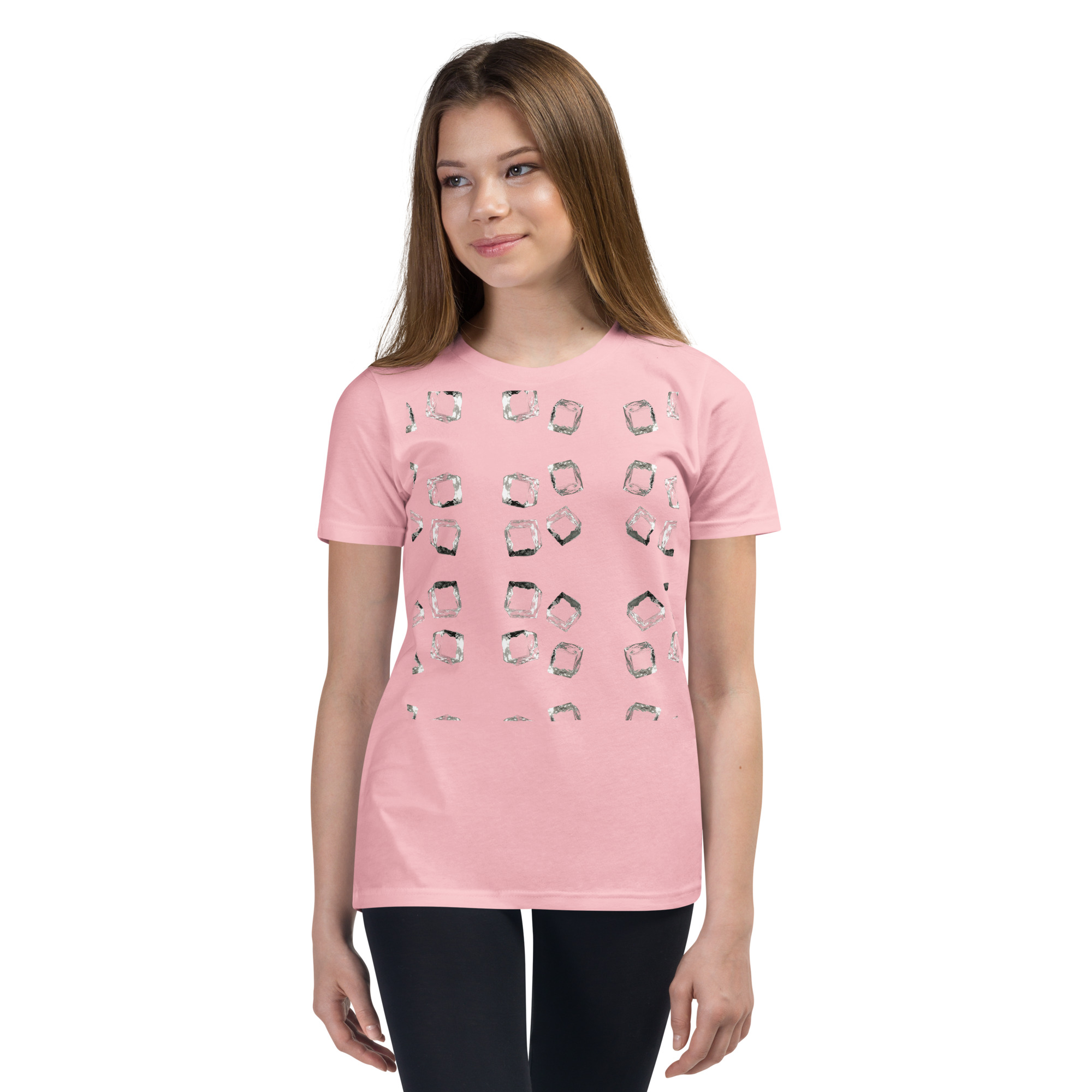 Youth Playful Cube Pattern Tee