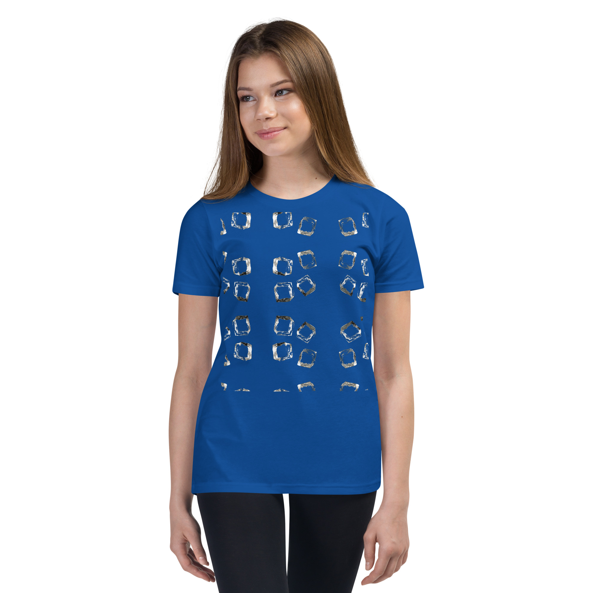 Youth Playful Cube Pattern Tee